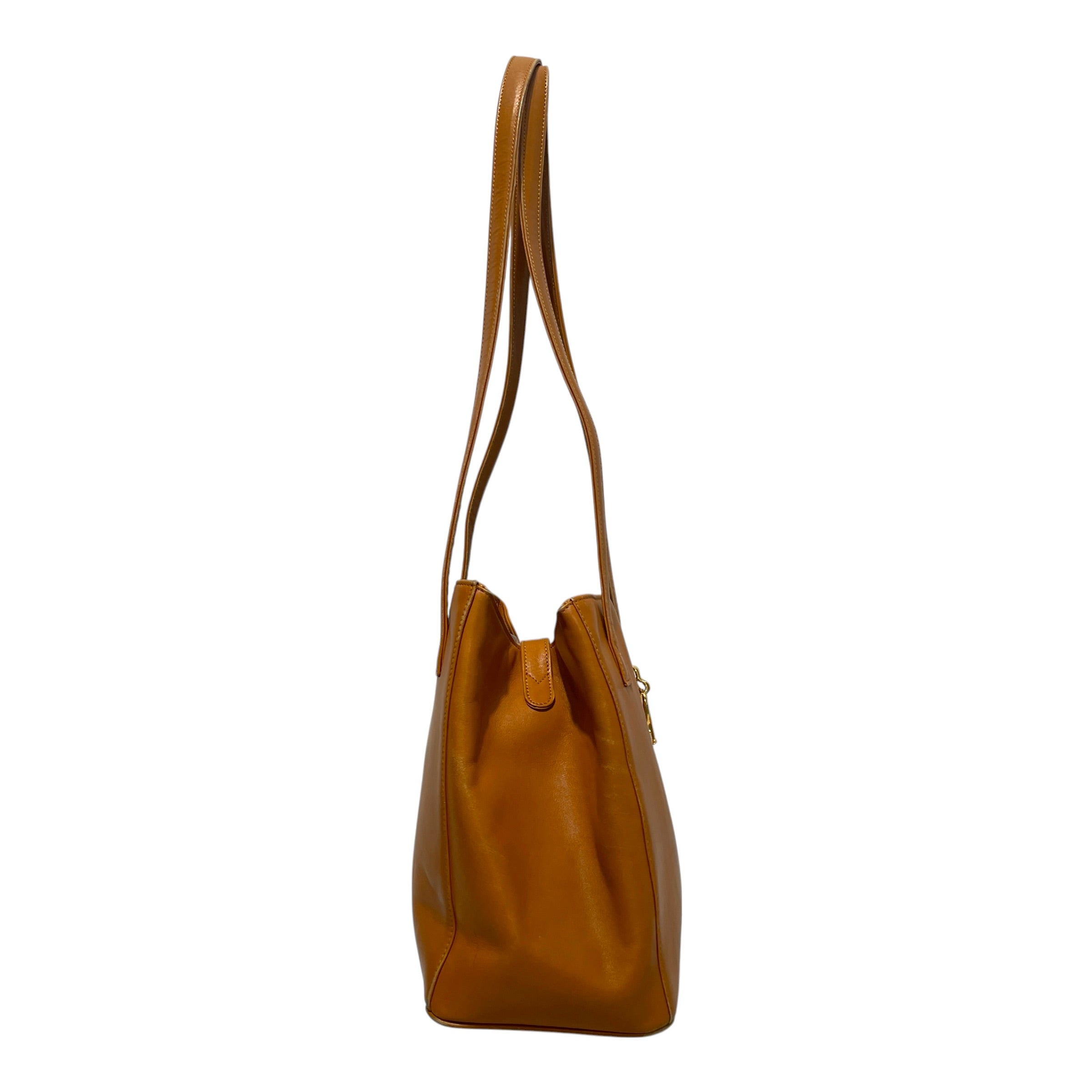 Christian Dior/Cross Body Bag/Plaid/Leather/BRW/Two-Way Shopper Tote Bag view 2