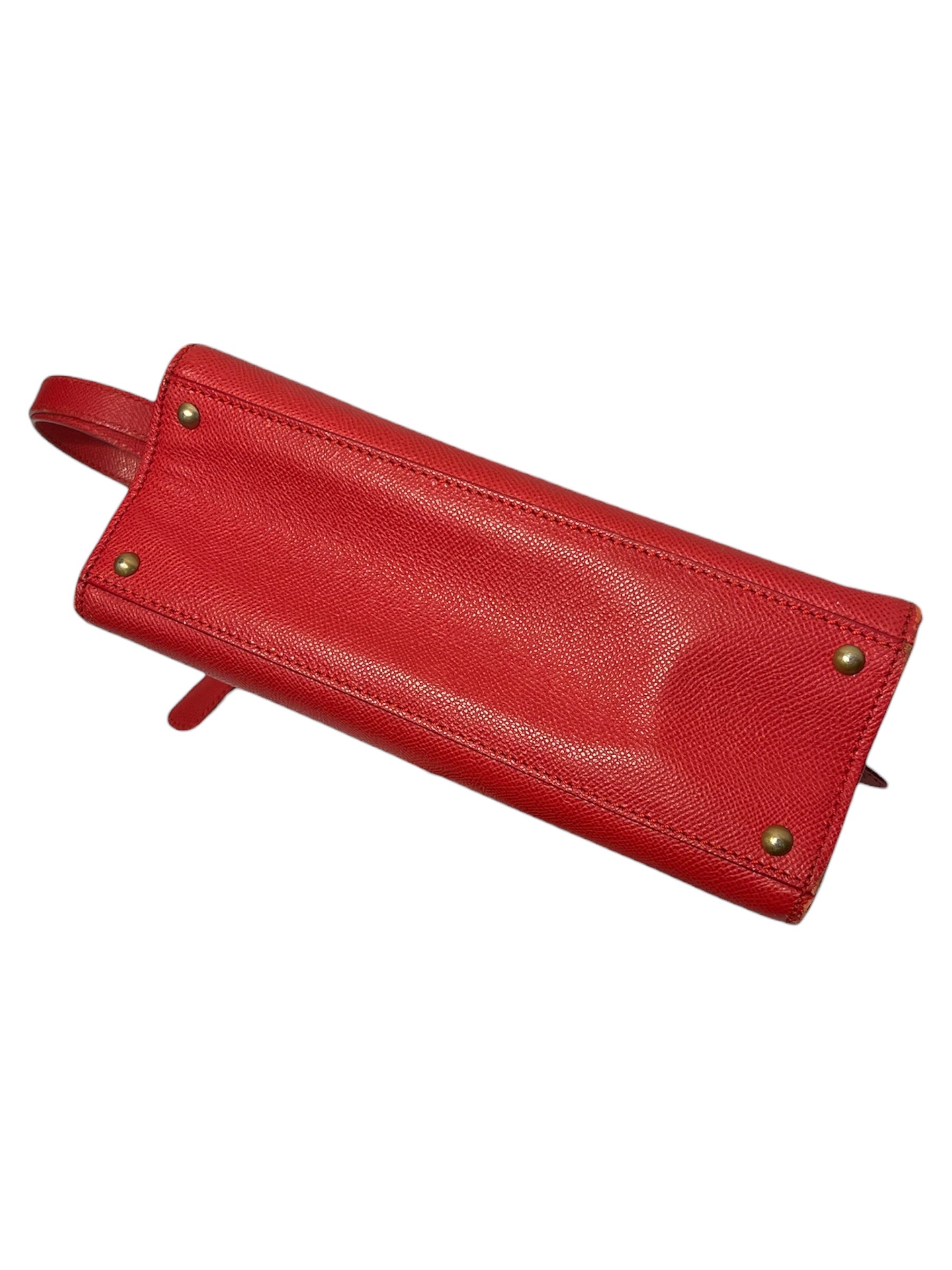 CHANEL/Hand Bag/Leather/RED/5582006 view 3