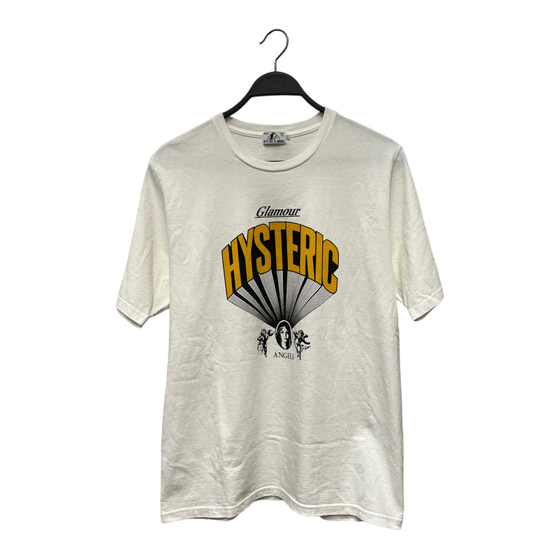 HYSTERIC GLAMOUR/T-Shirt/L/White/Cotton/02192CT10/02192CT10