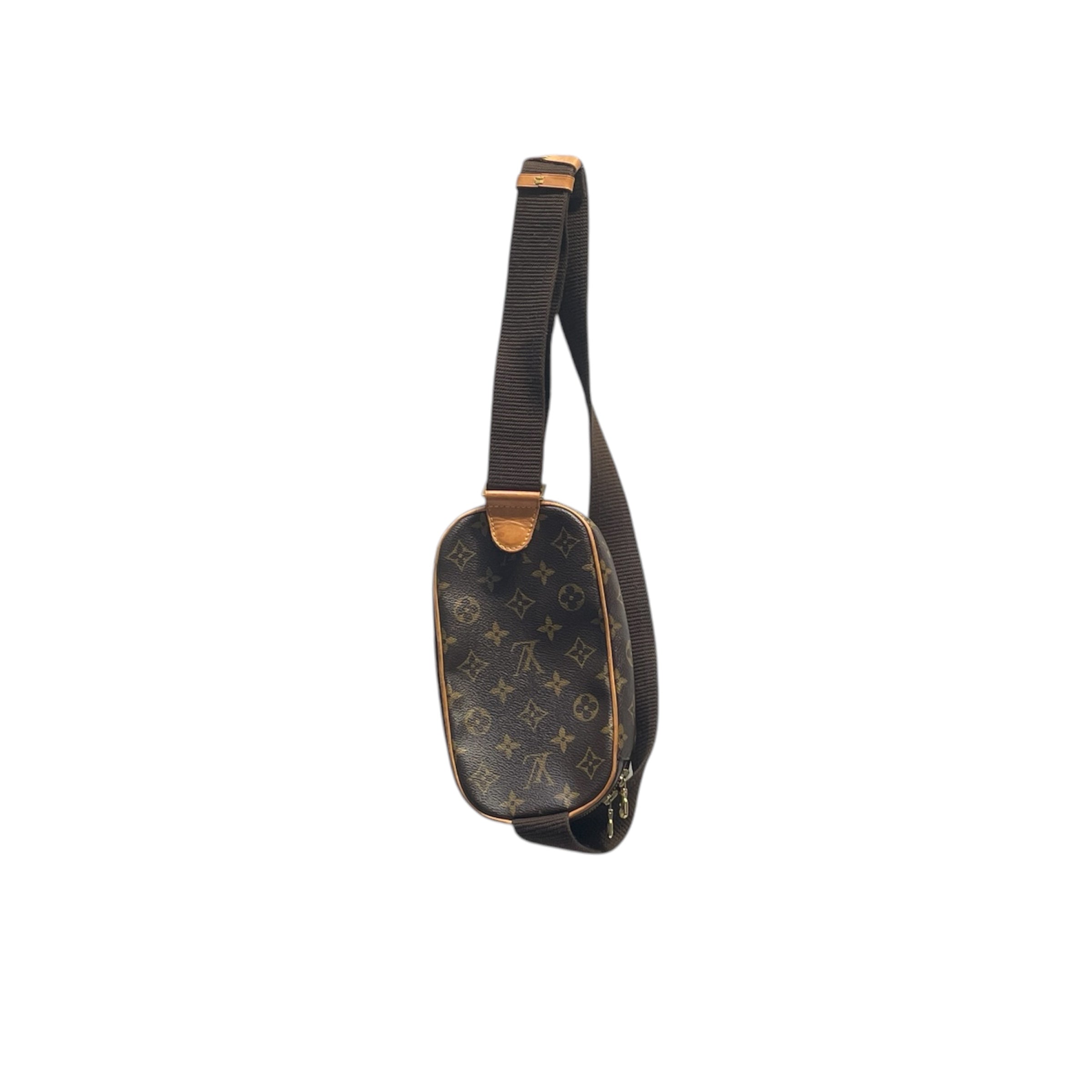 LOUIS VUITTON/Cross Body Bag/Monogram/Leather/BRW/pochette view 2