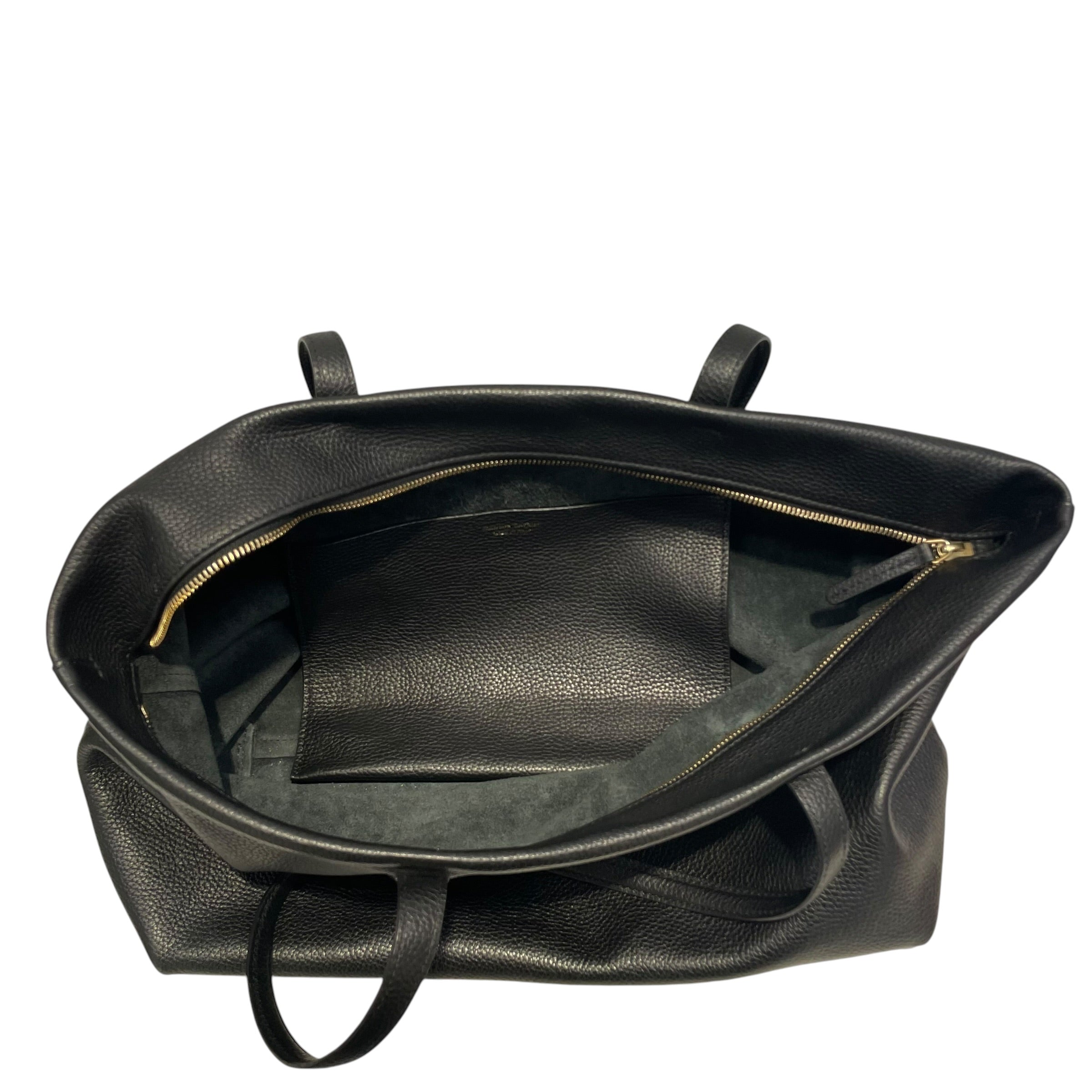 Mansur Gavriel/Tote Bag/Leather/BLK/POCKET ON INSIDE view 4