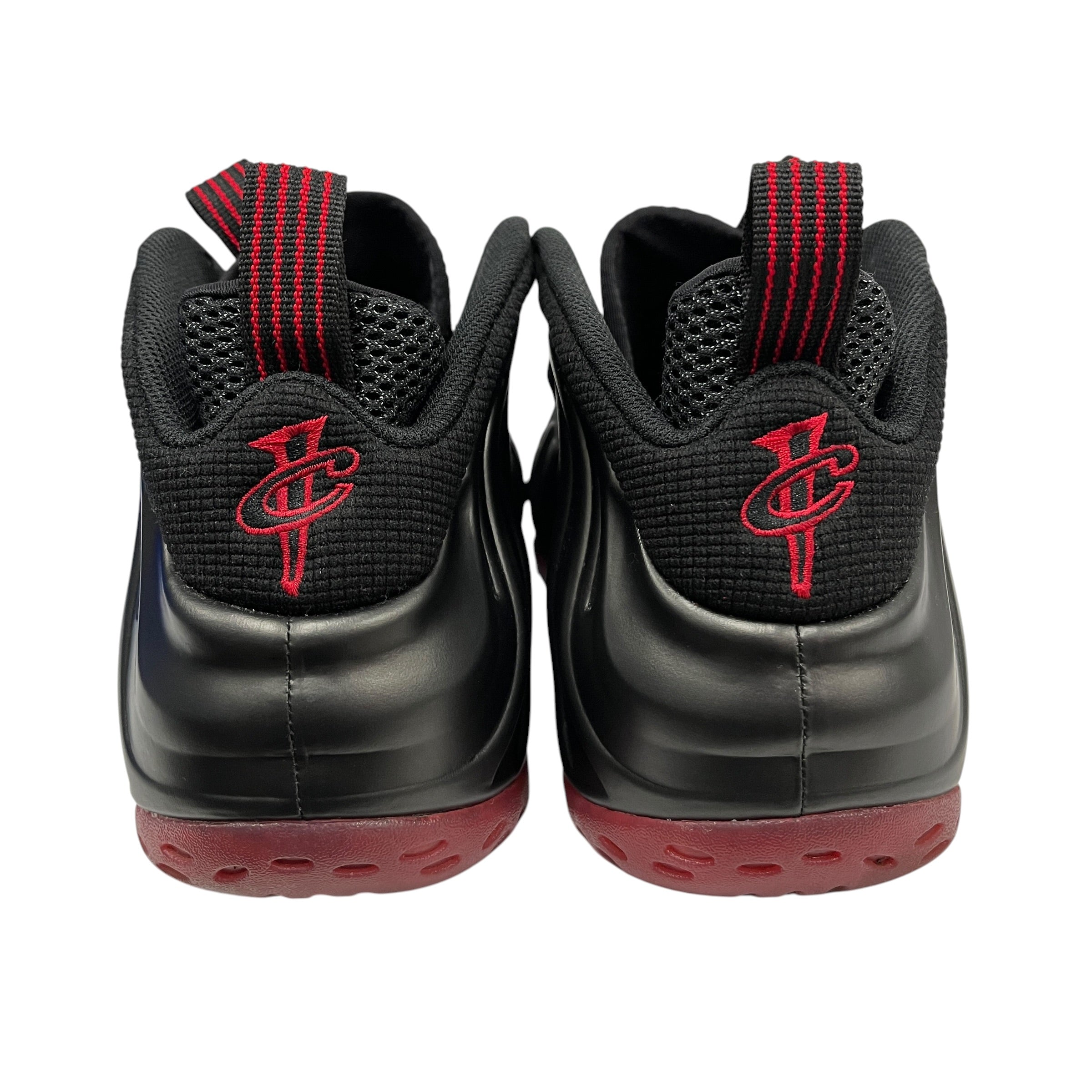 JORDAN BRAND/Low-Sneakers/US 13/Faux Leather/BLK/FOAMPOSITES COUGH DROP view 4