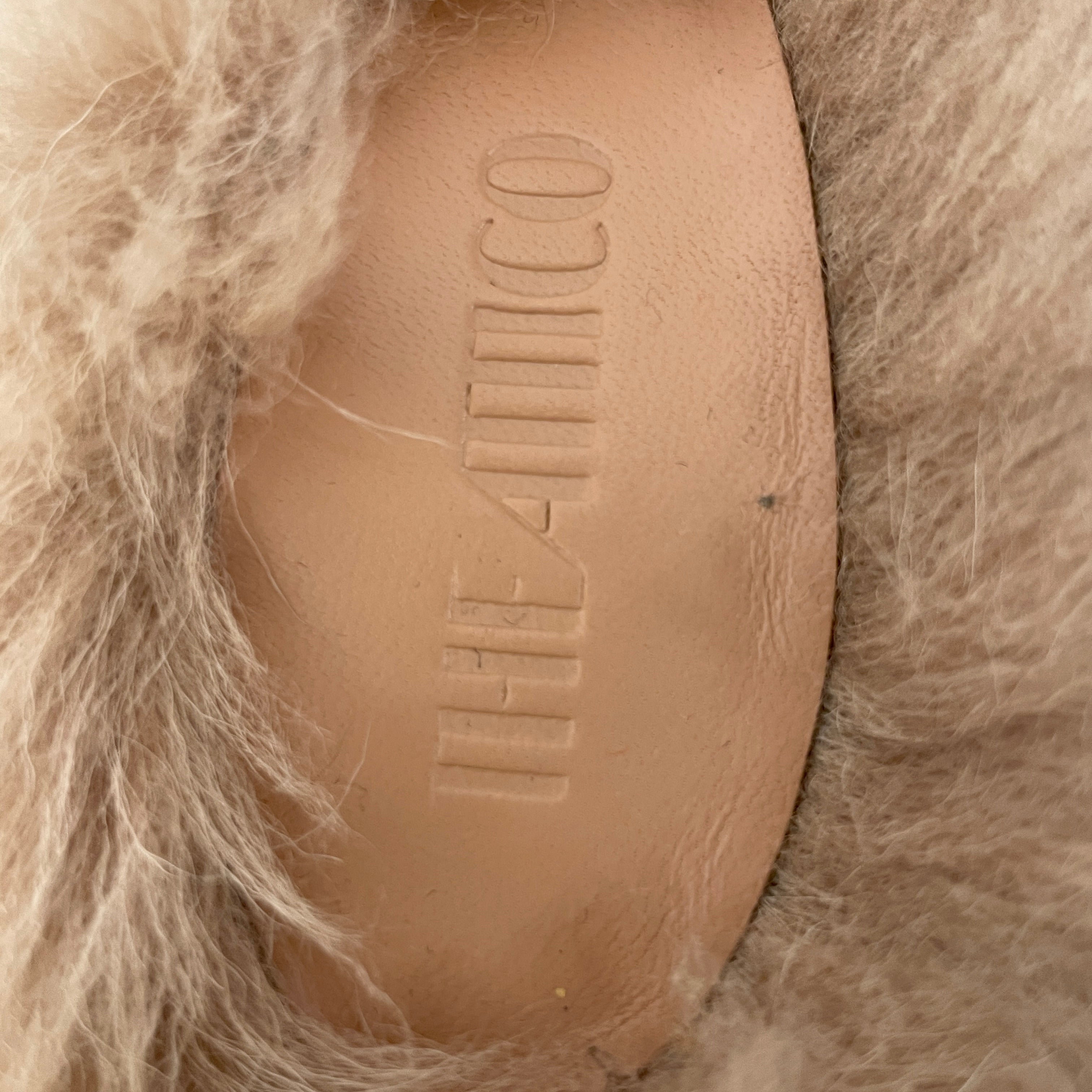 THE ATTICO/Heels/EU 38/Fake Fur/KHK/FUR GLADIATOR SANDAL HEELS view 3