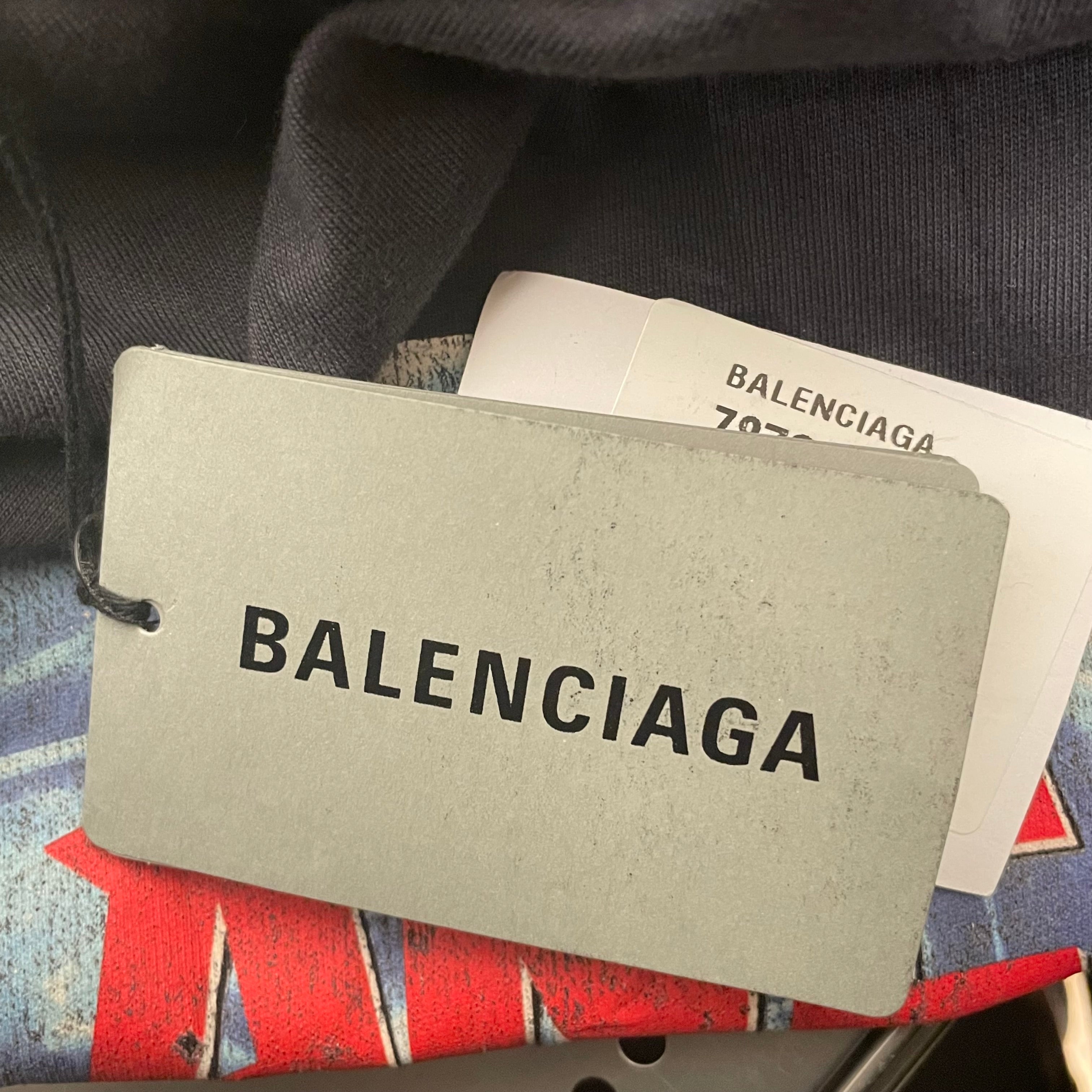 BALENCIAGA/T-Shirt/1/Cotton/BLK/Graphic/FW24 PLANET EARTH TEE view 5