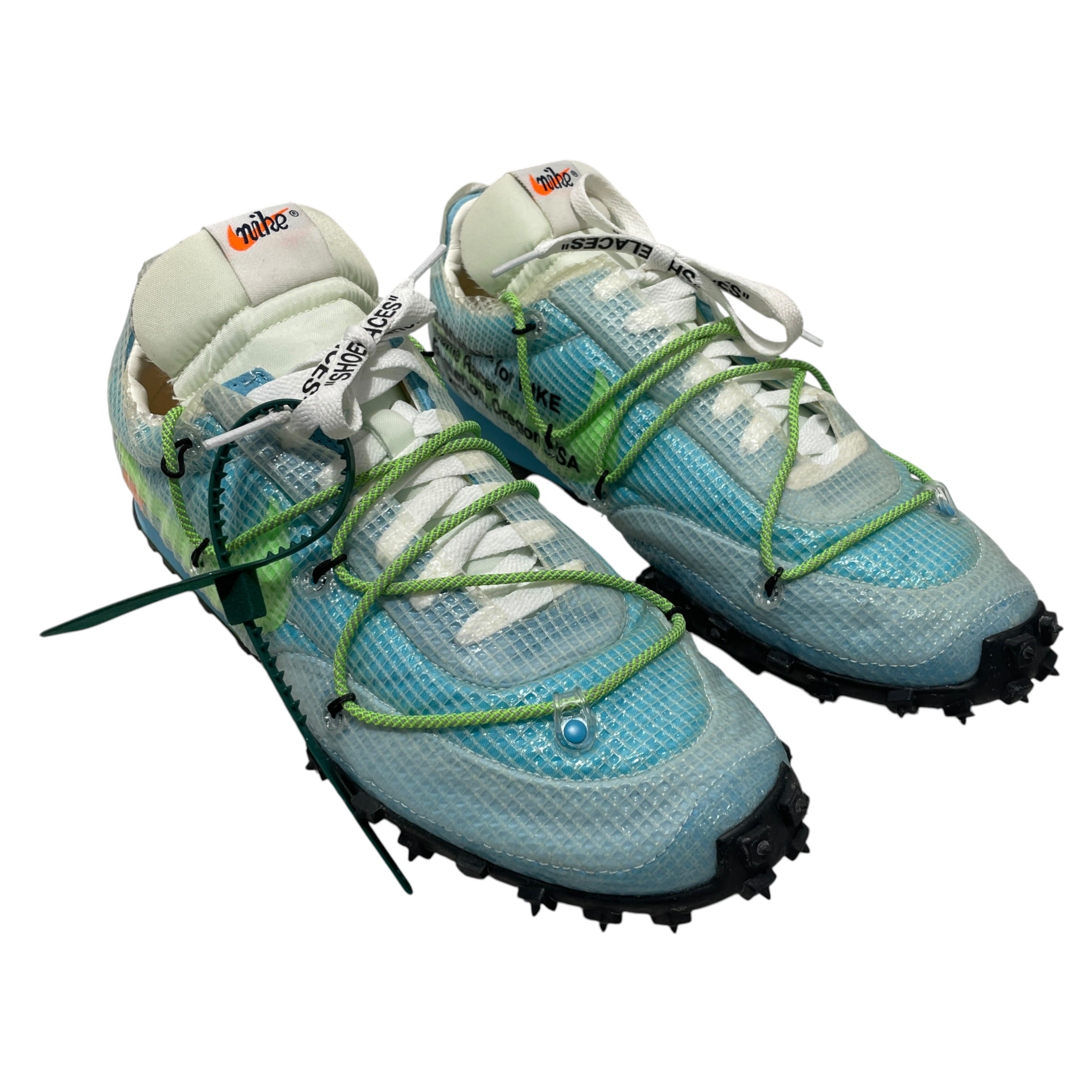NIKE/OFF-WHITE/Low-Sneakers/US 11.5/Acrylic/BLU/NIKE X OFF WHITE WAFFLE RACER view 1