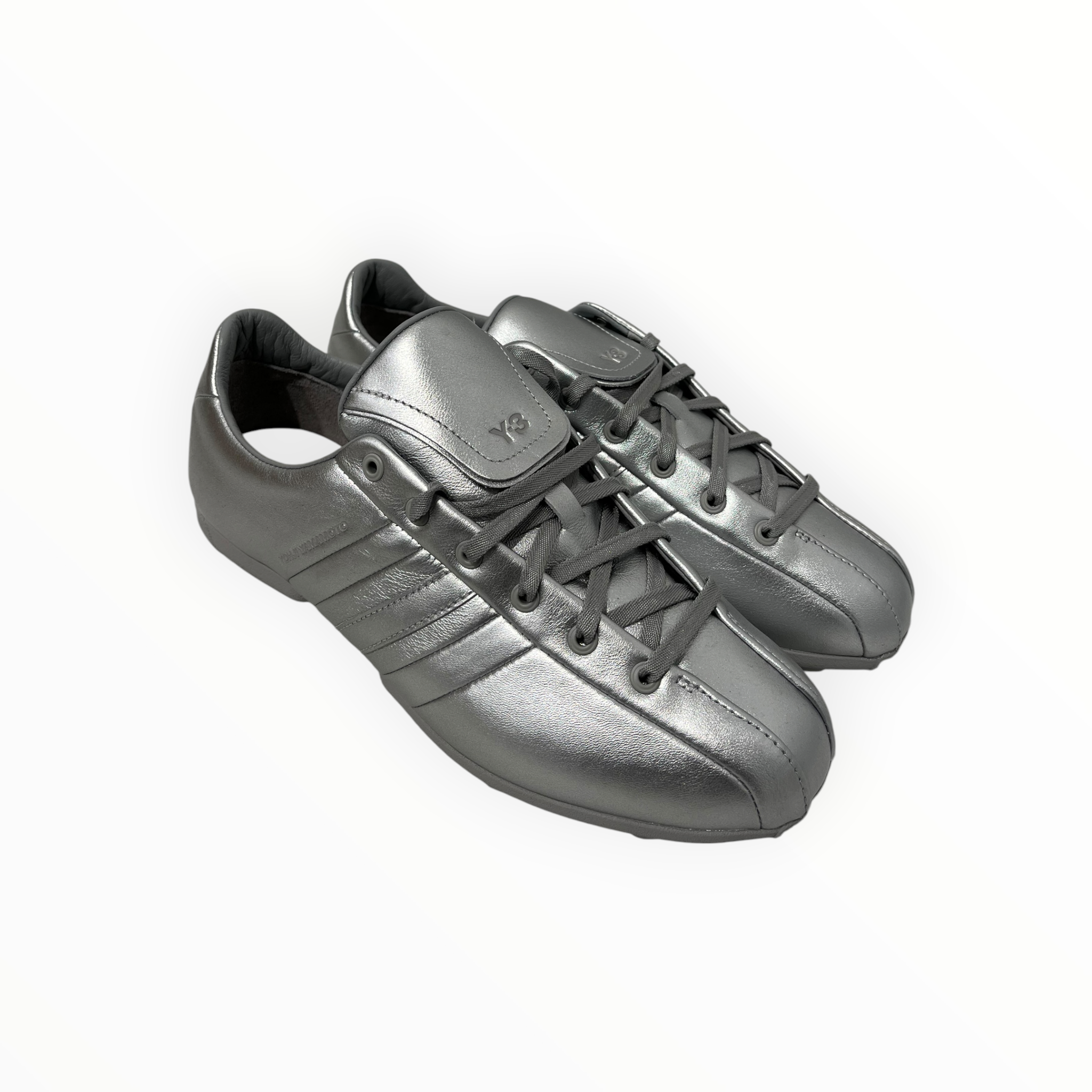 Y-3/Low-Sneakers/US 8.5/Leather/SLV/KI7112 FIELD 8.5 SLV view 2