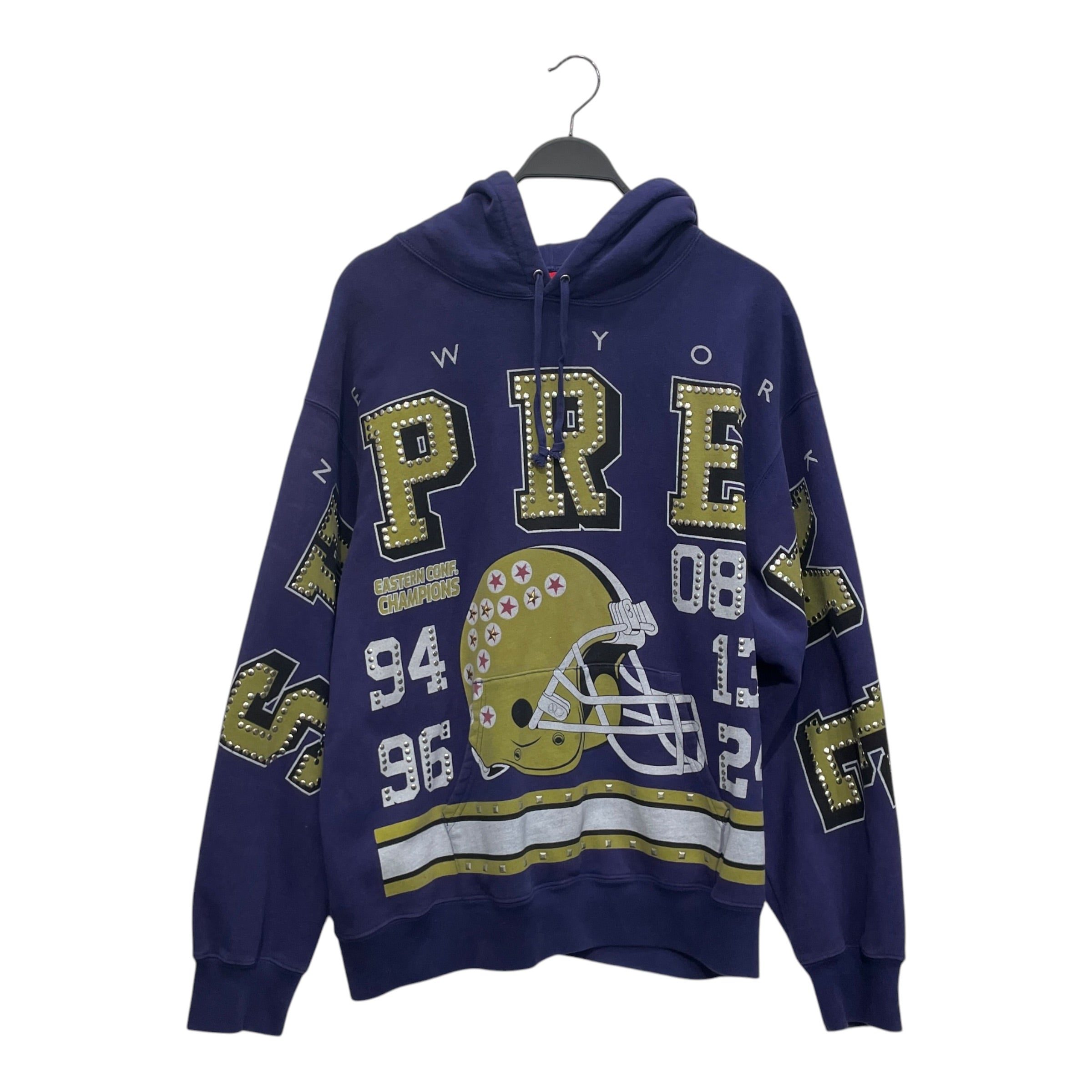 Supreme/Hoodie/L/Graphic/Cotton/PPL/ALL OVER FOOTBALL GRAPHIC view 1