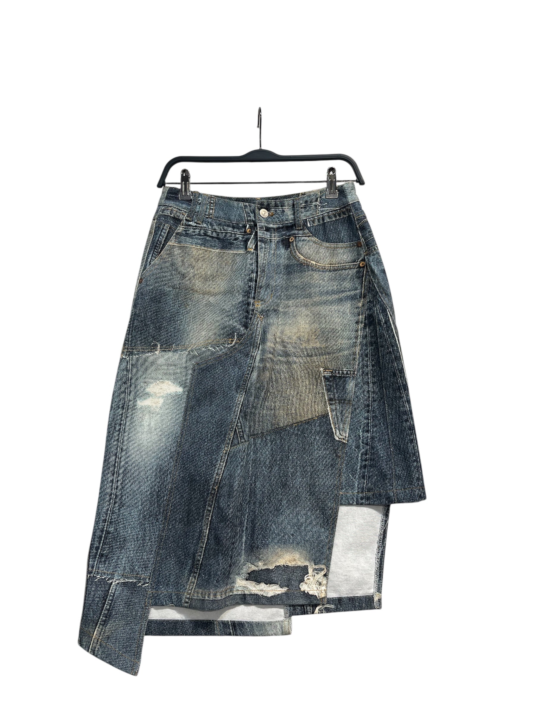 Andersson Bell/Skirt/28/Cotton/BLU/PRINT DENIM CUT N SEW view 1