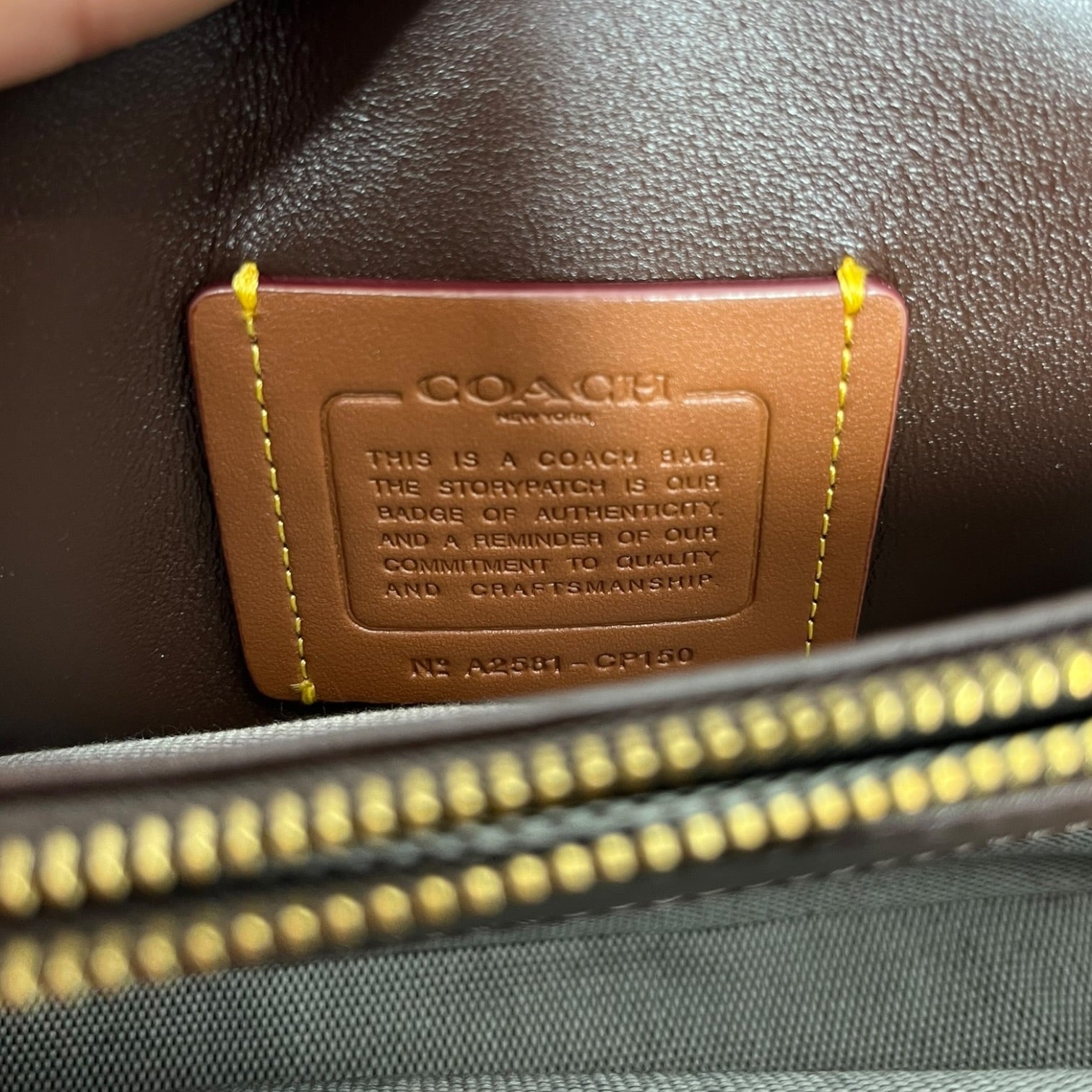 COACH/Cross Body Bag/Leather/BRW/Quilted Leather Tabby Bag view 4