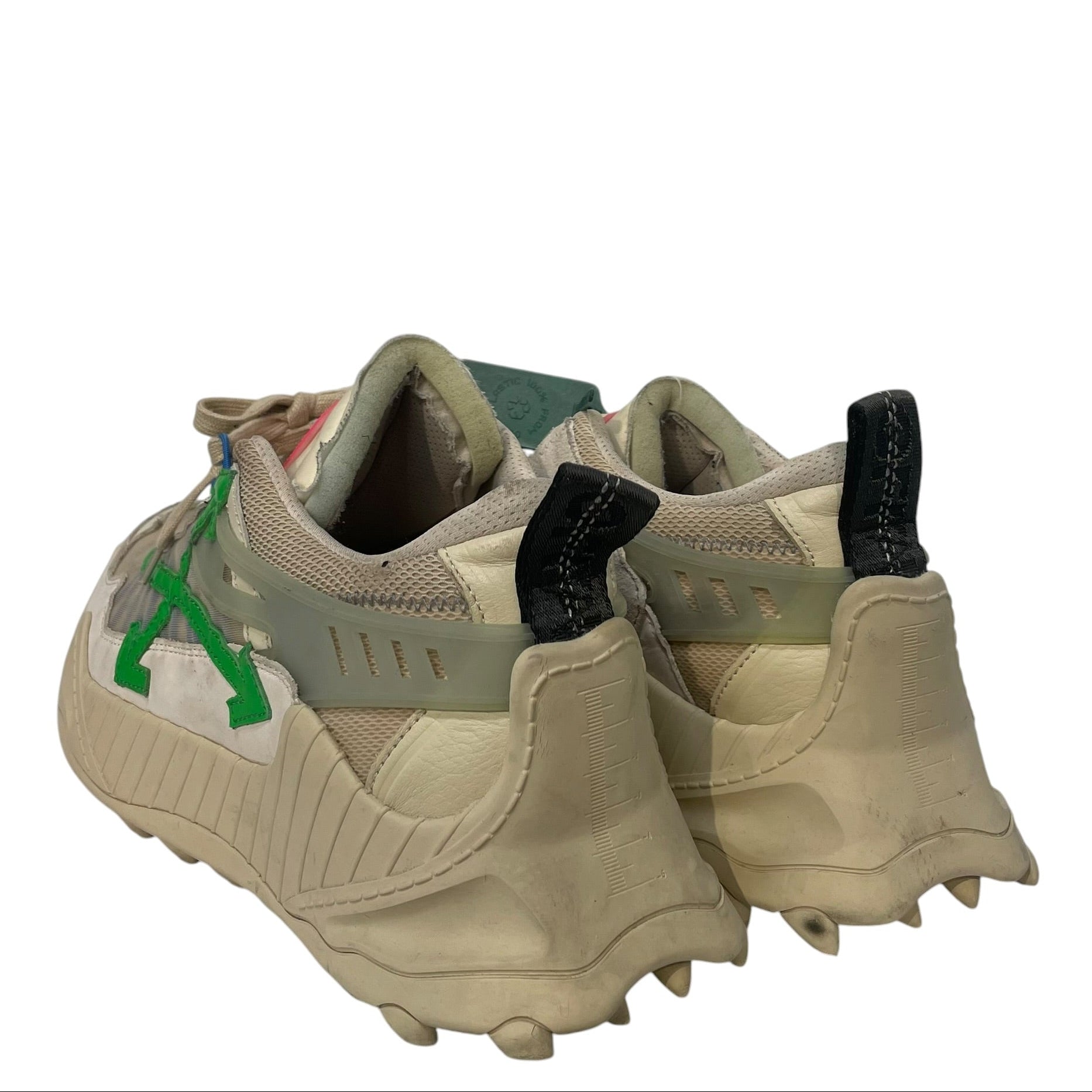 OFF-WHITE/Low-Sneakers/US 12.5/Leather/CRM/Straight Tip/Odsy-1000 view 2