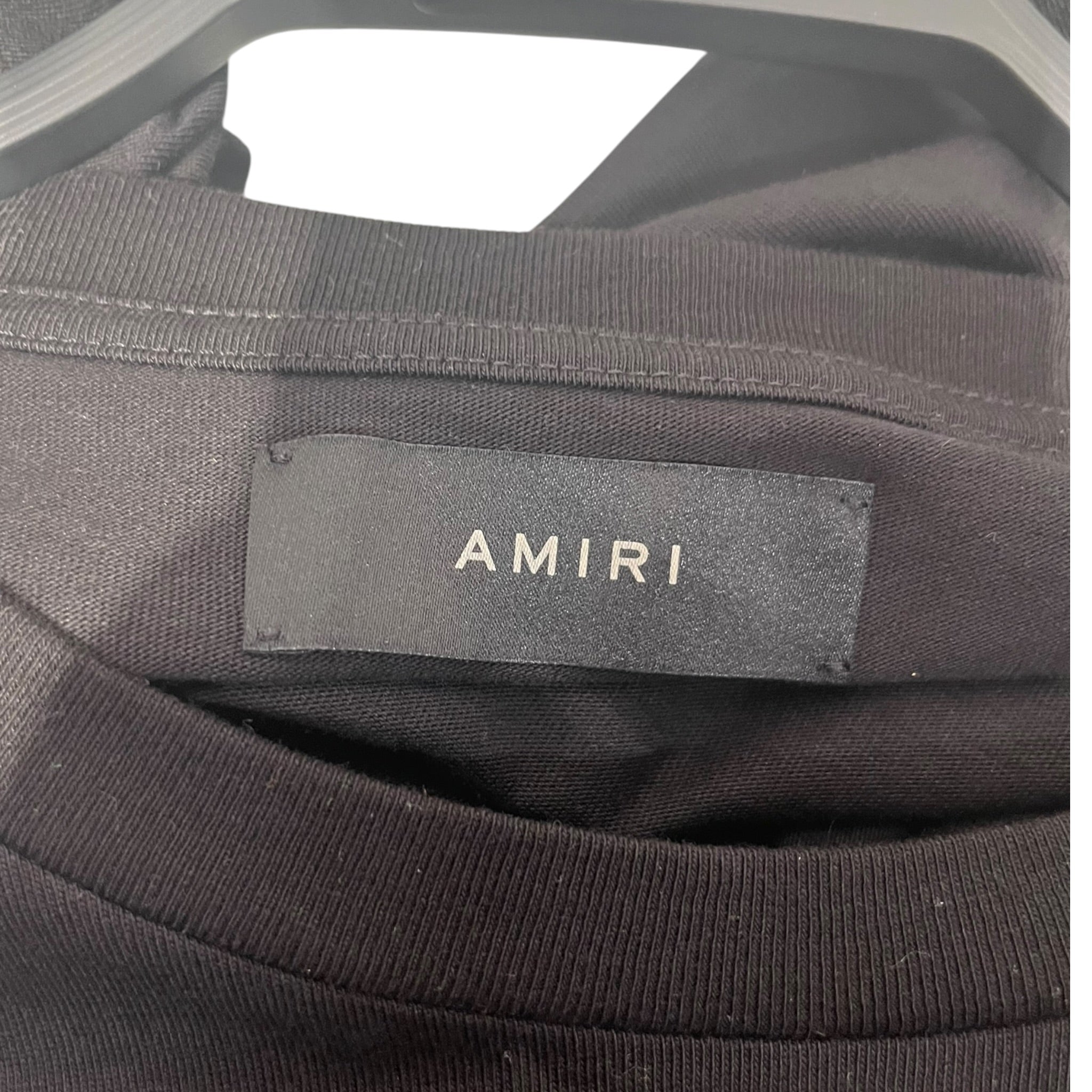 AMIRI/T-Shirt/XL/Cotton/BLK/Graphic/Cheetahs Amiri Logo view 3