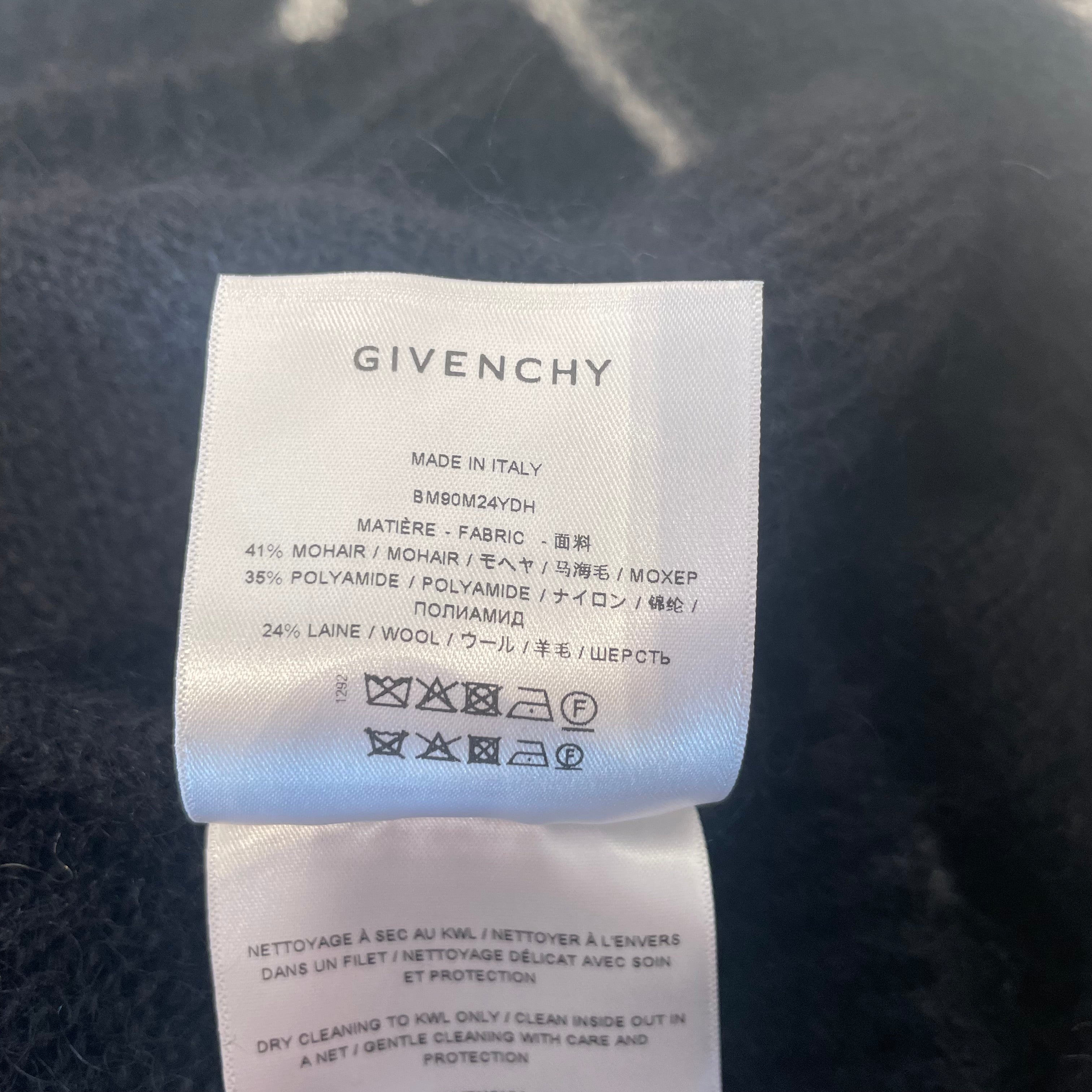 GIVENCHY/Sweater/XL/Graphic/Wool/BLK/Givenchy M International Sweat view 5