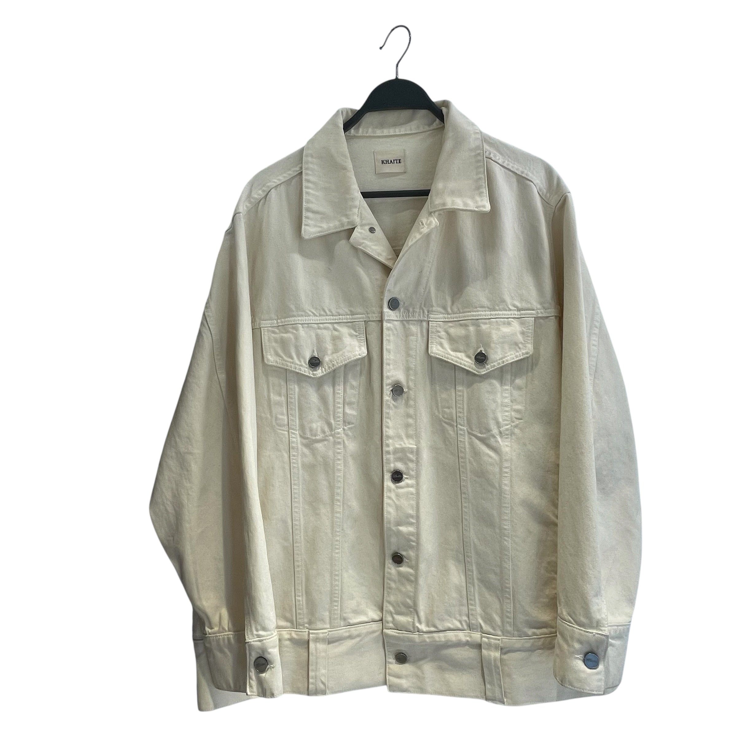 KHAITE/Jacket/XL/Cotton/CRM/DENIM JKT view 1