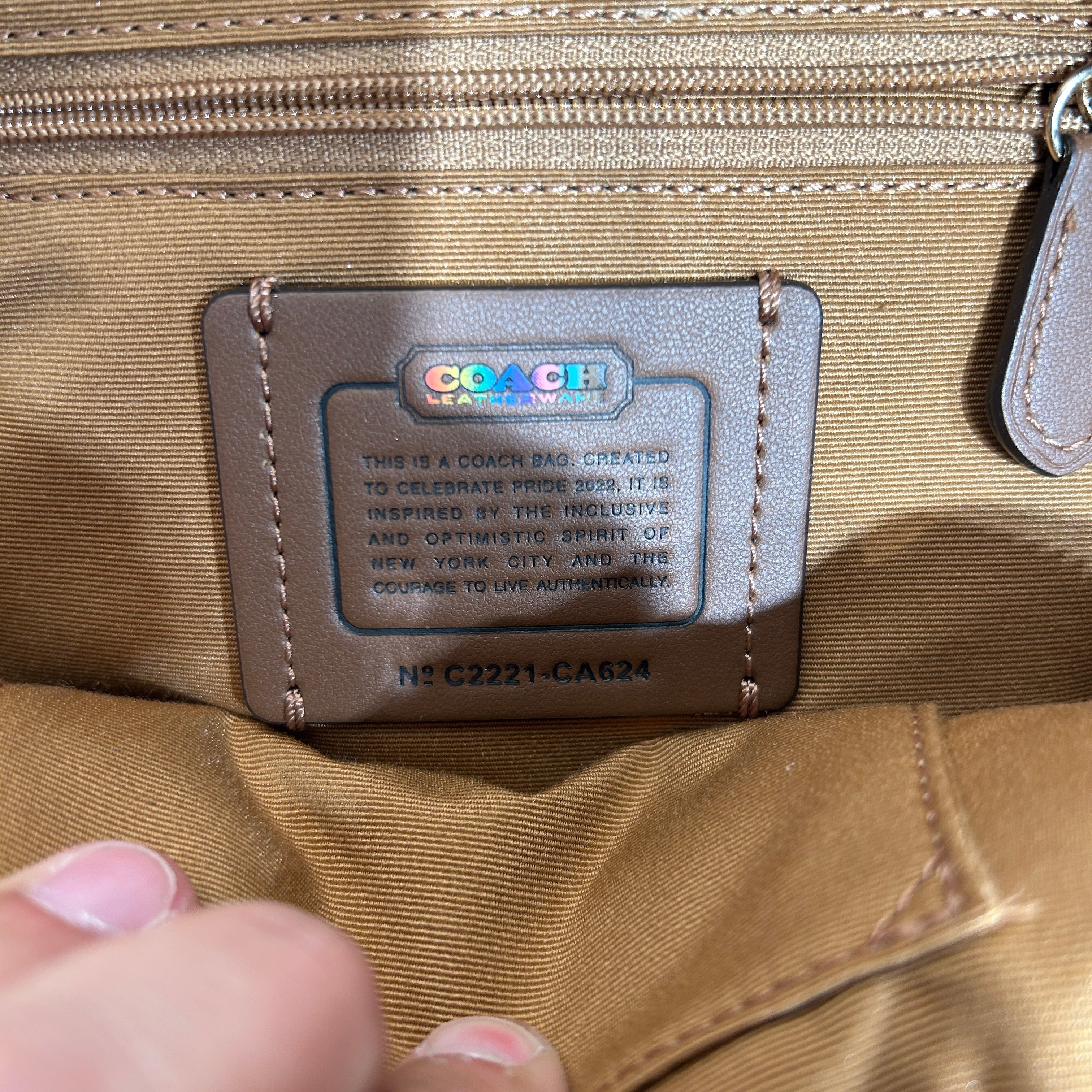 COACH/Backpack/CRM/Pride 2022 Backpack view 4