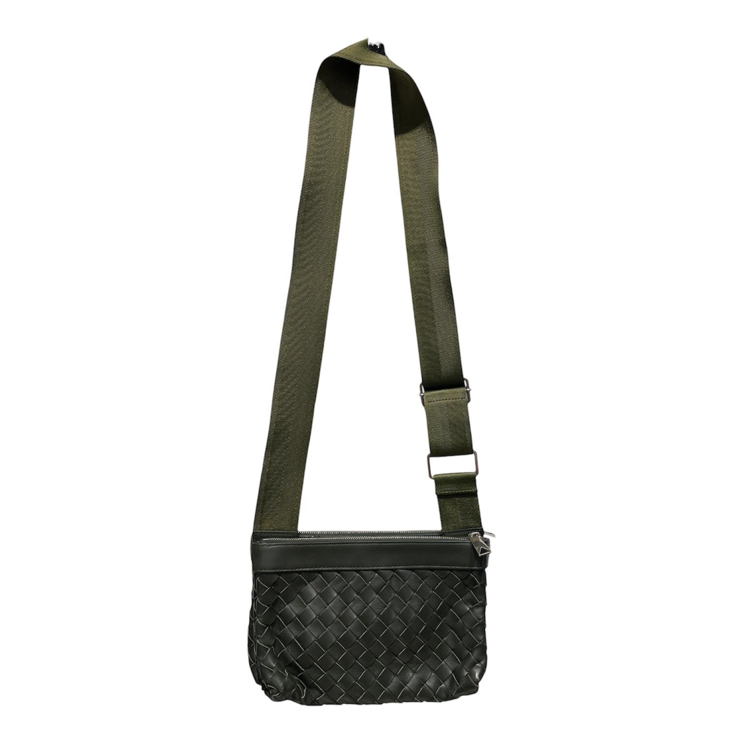 BOTTEGA VENETA/Cross Body Bag/Leather/BRW/INTRECCIATO DUO BAG BROWN view 1