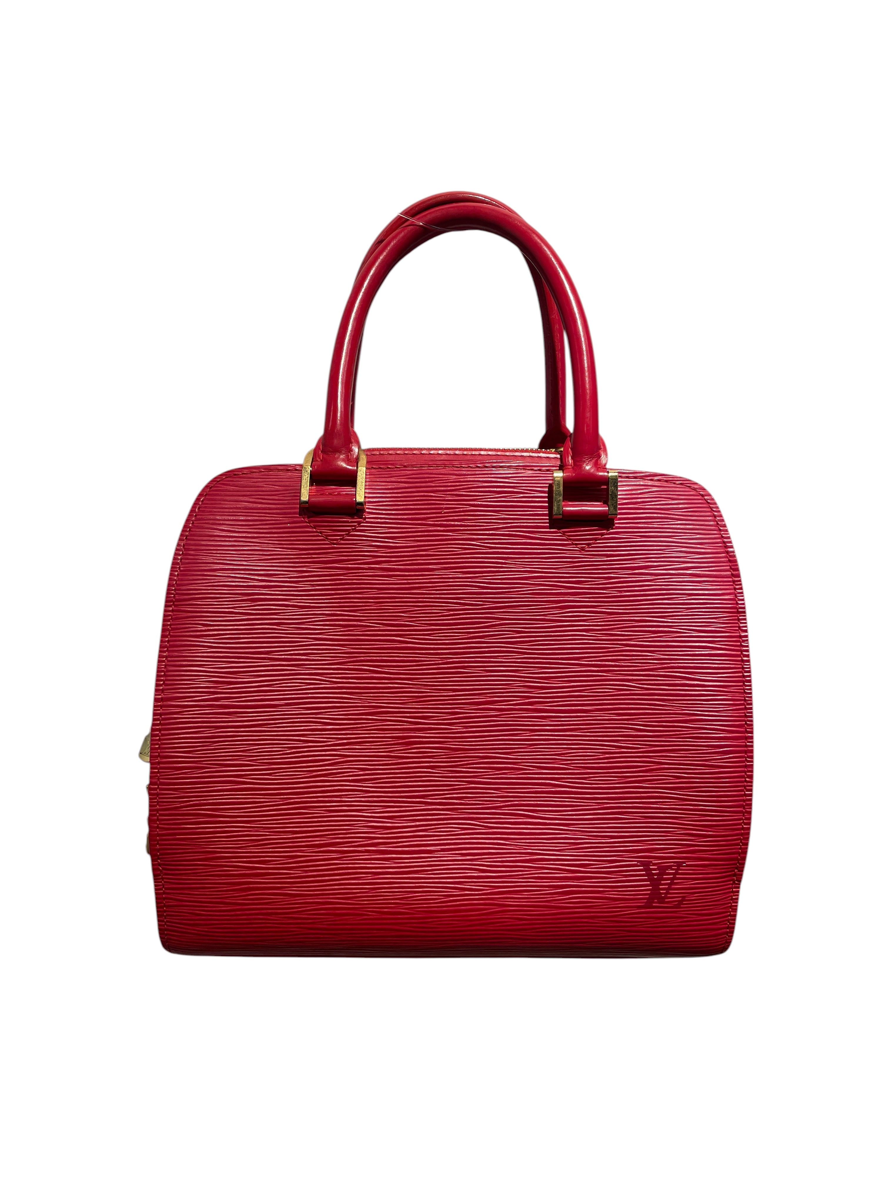LOUIS VUITTON/Hand Bag/Leather/RED/EPI LEATHER PONT NEUF PM view 1
