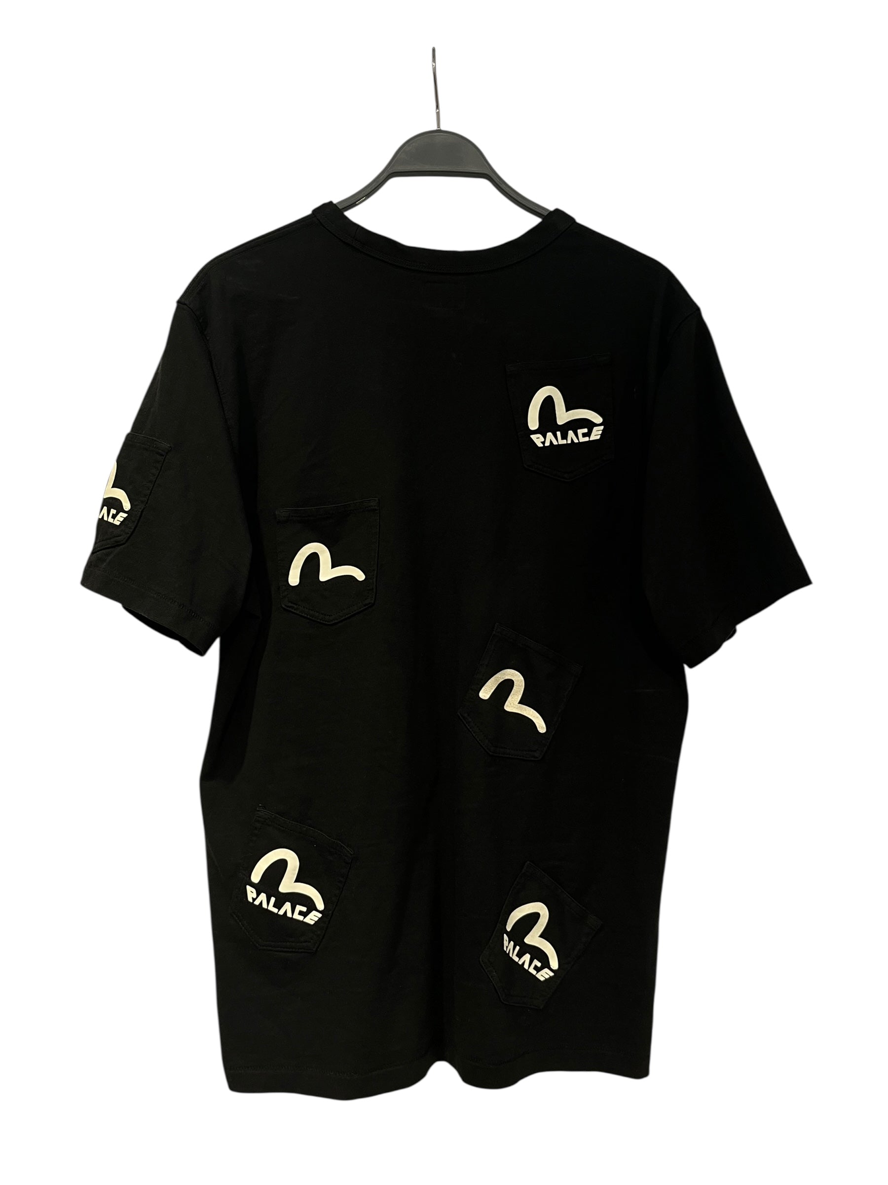 EVISU/PALACE/T-Shirt/L/Cotton/BLK/4008155888 PALACE COLLAB view 2