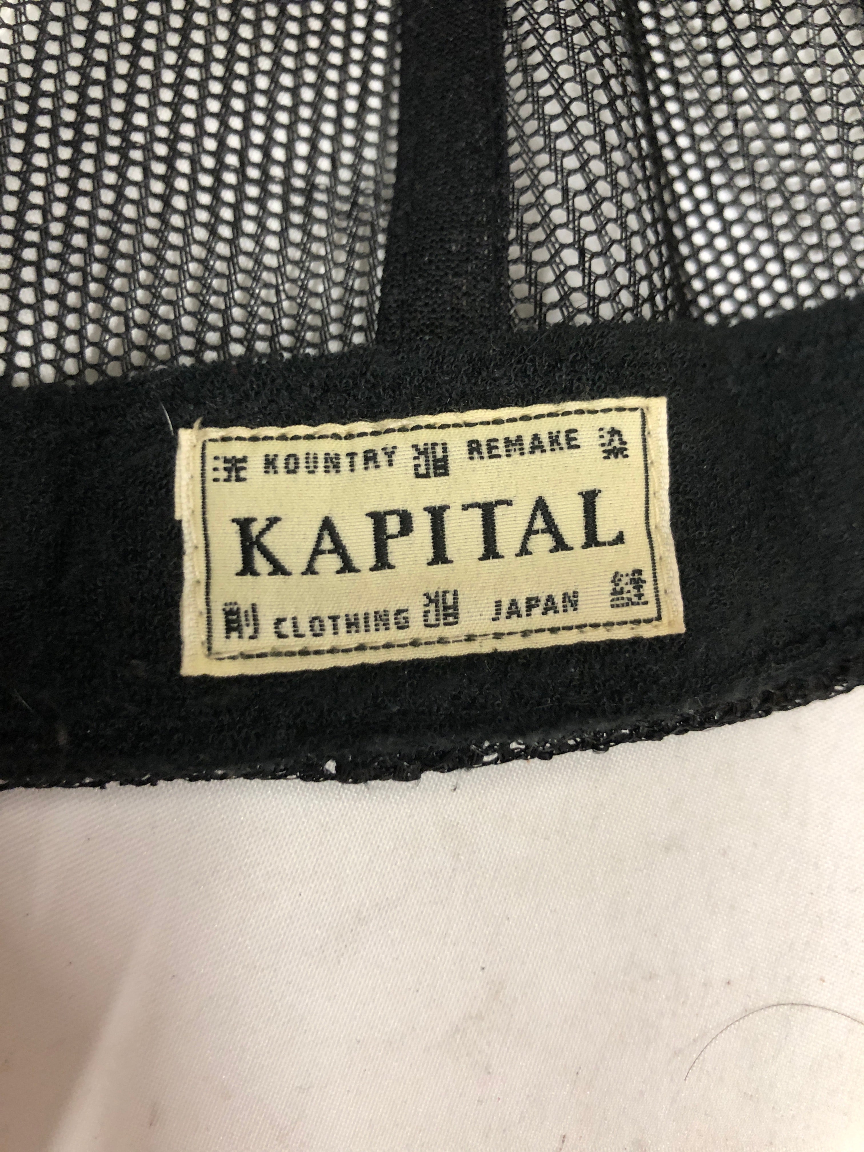KAPITAL/Cap/OS/Graphic/Polyester/BLK/M's/ view 4