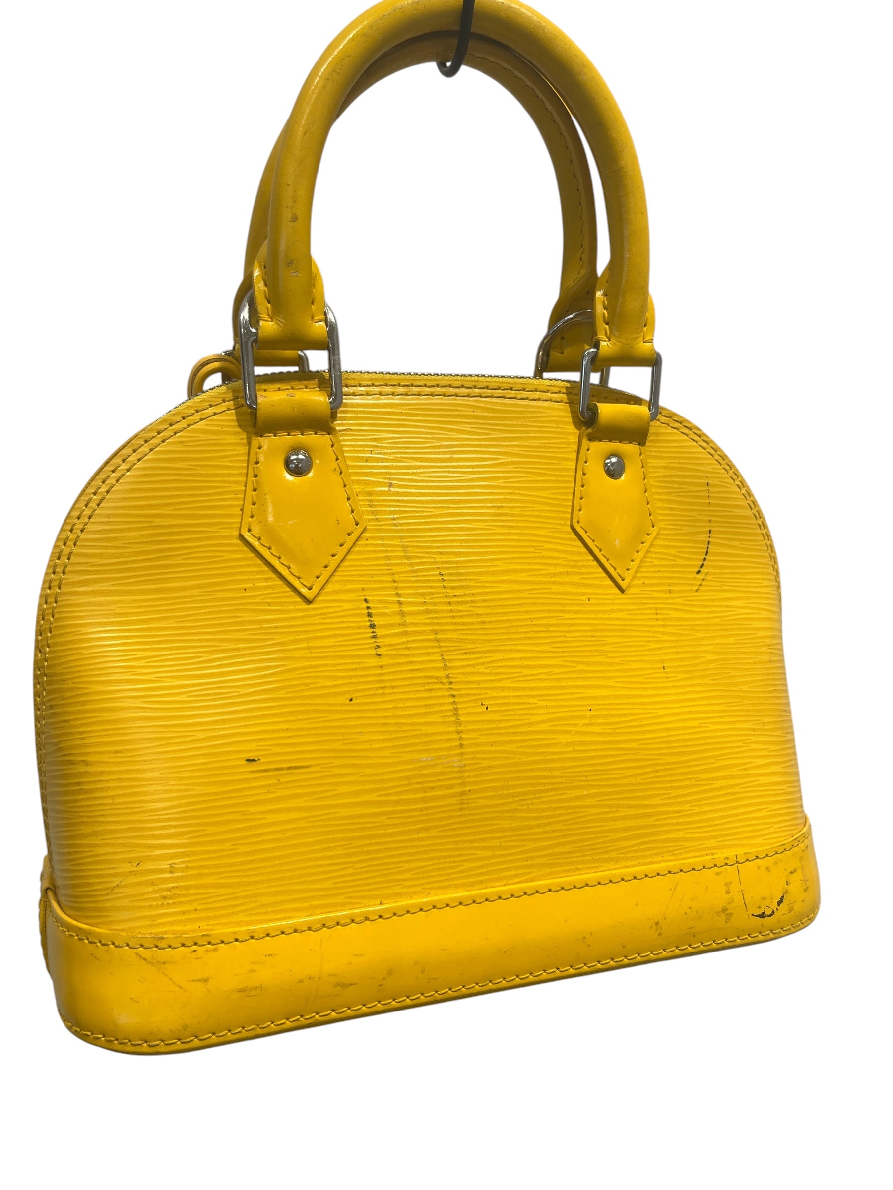 LOUIS VUITTON/Hand Bag/Yellow/Leather/ALMA BB_EPI/M40866 view 9