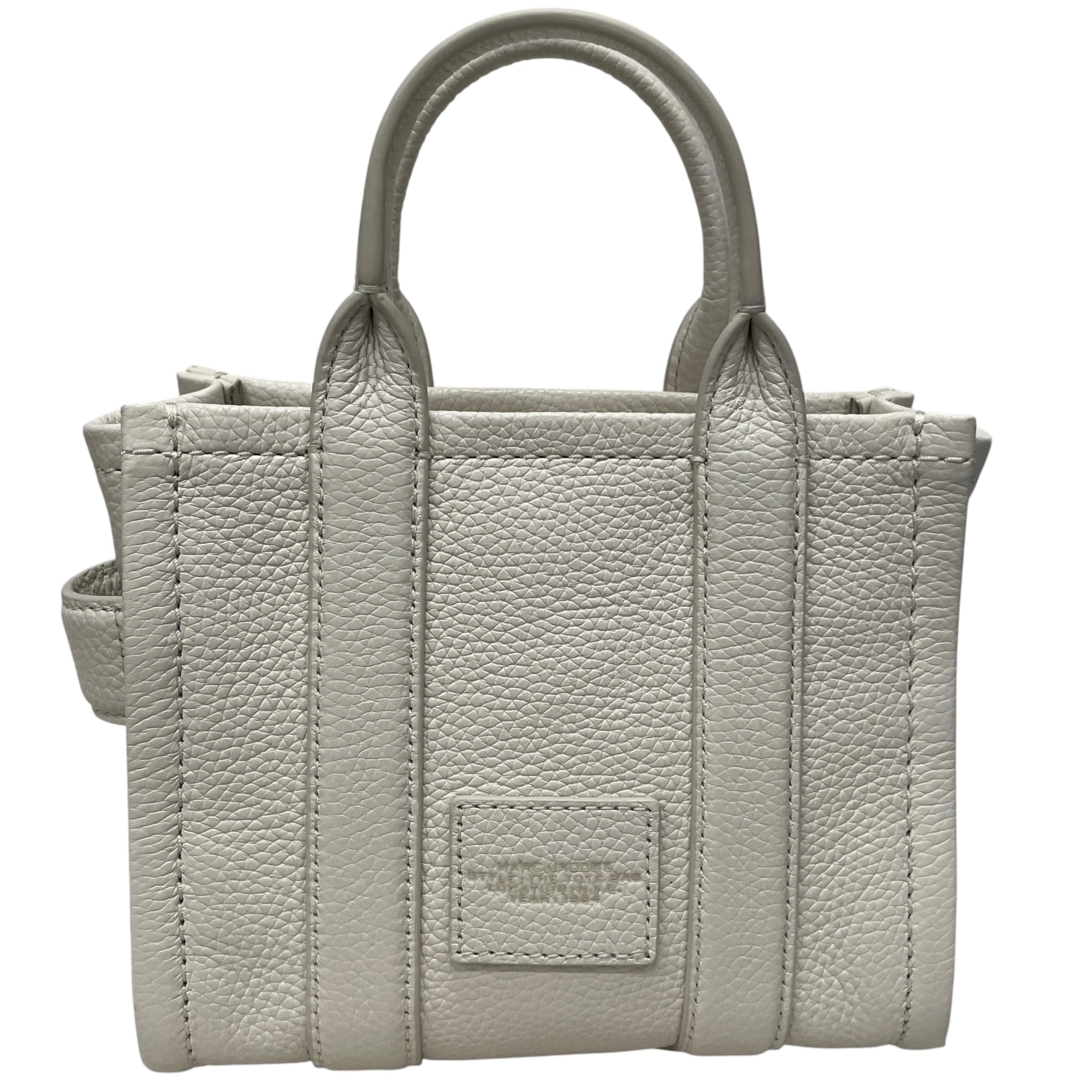 MARC JACOBS/Hand Bag/Leather/WHT/THE TOTE BAG/NANO view 2