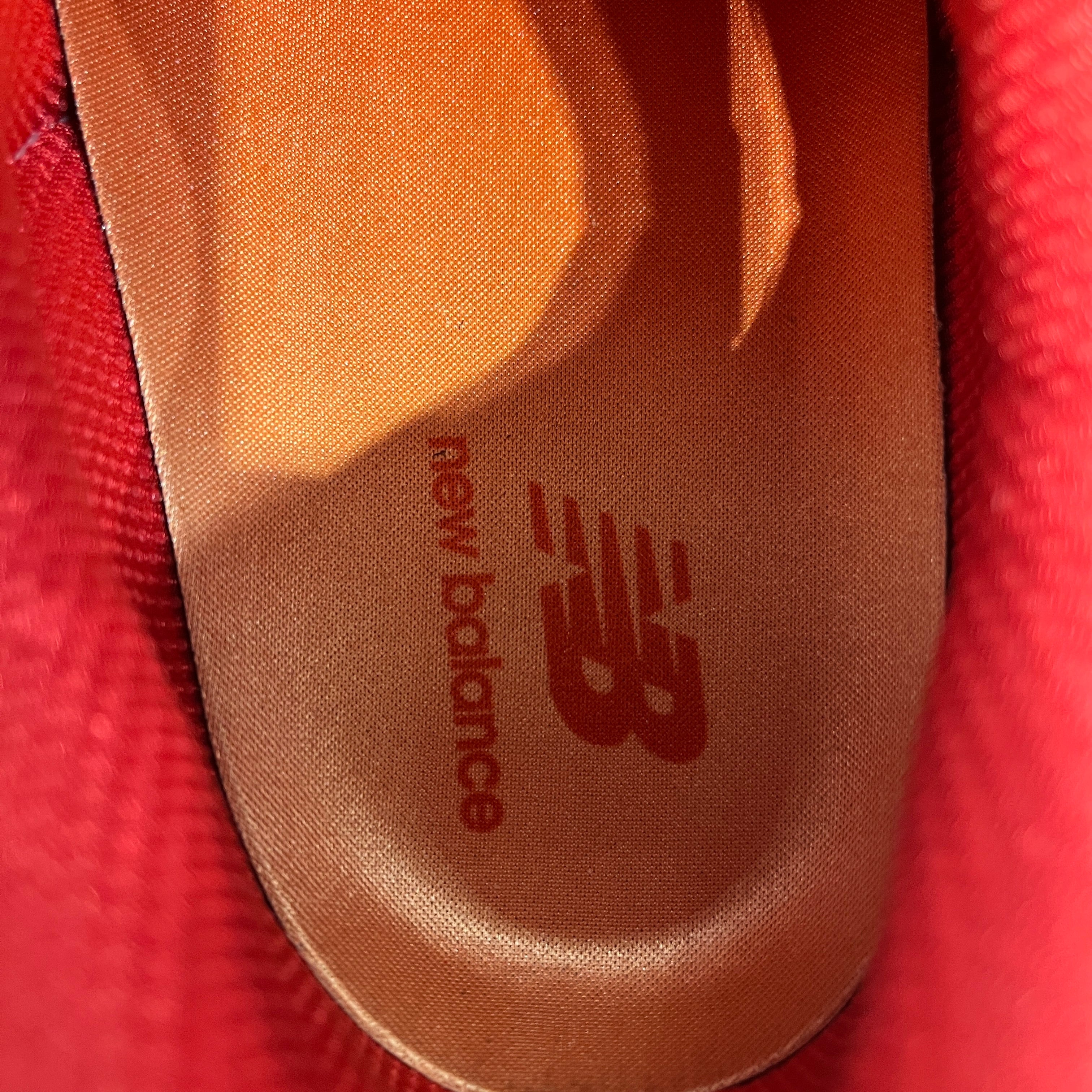 NEW BALANCE/Low-Sneakers/US 10/Cotton/RED/ view 3