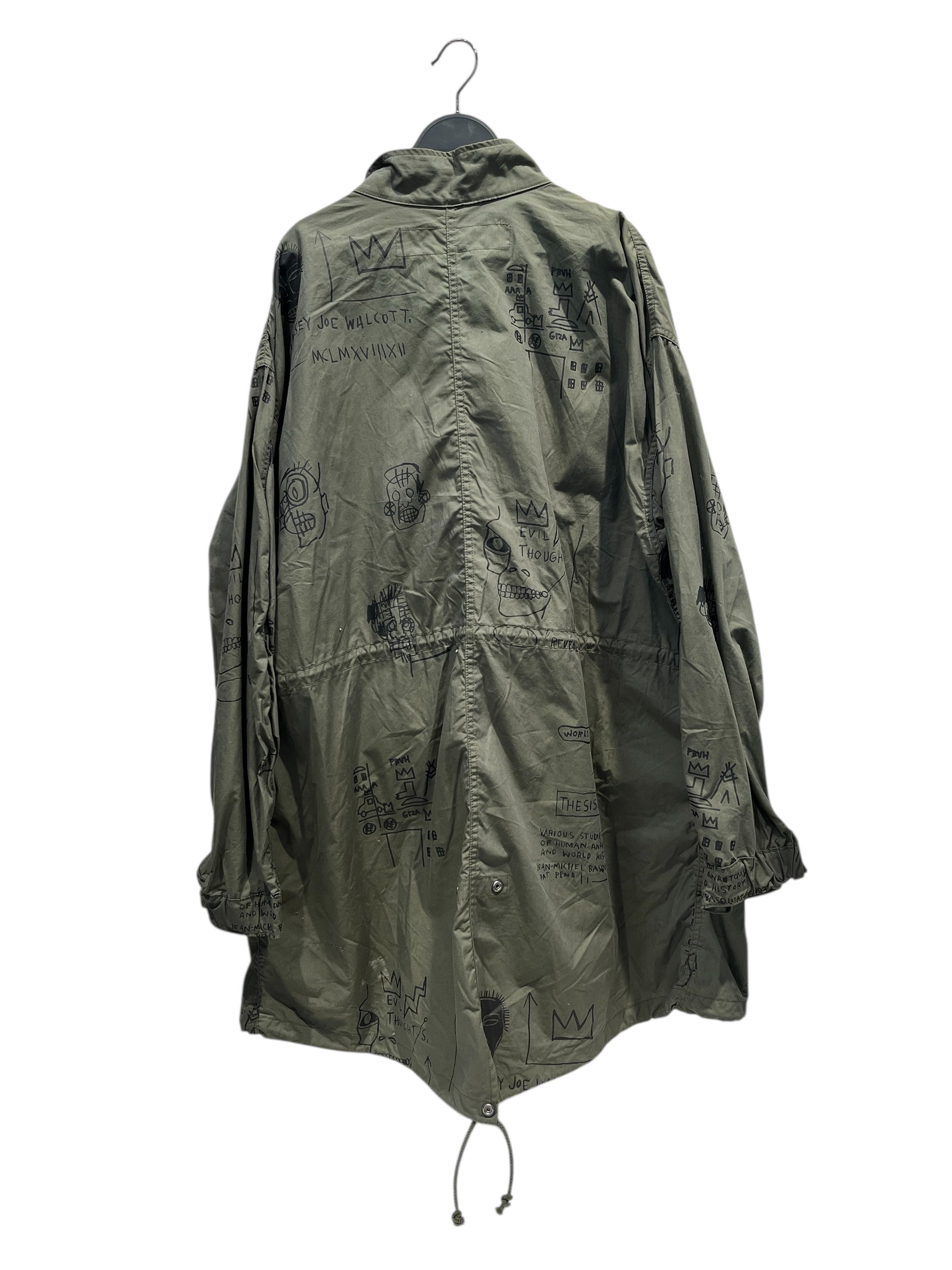 JUNYA WATANABE COMME des GARCONS MAN/Mod Parka/S/Khaki/Cotton/Graphic/WK-C001 view 2