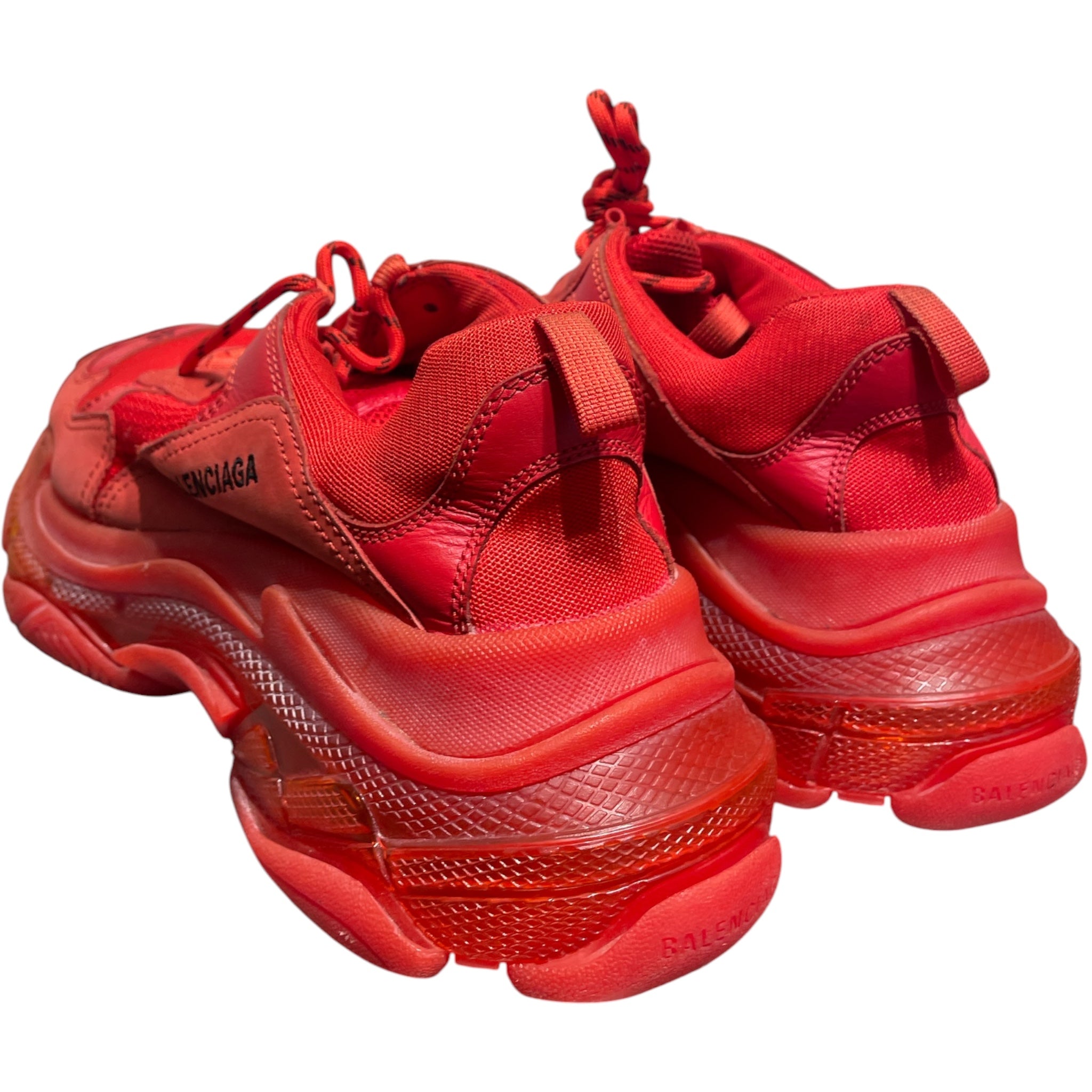 BALENCIAGA/Low-Sneakers/EU 45/RED/Triple S Sneaker All red view 2