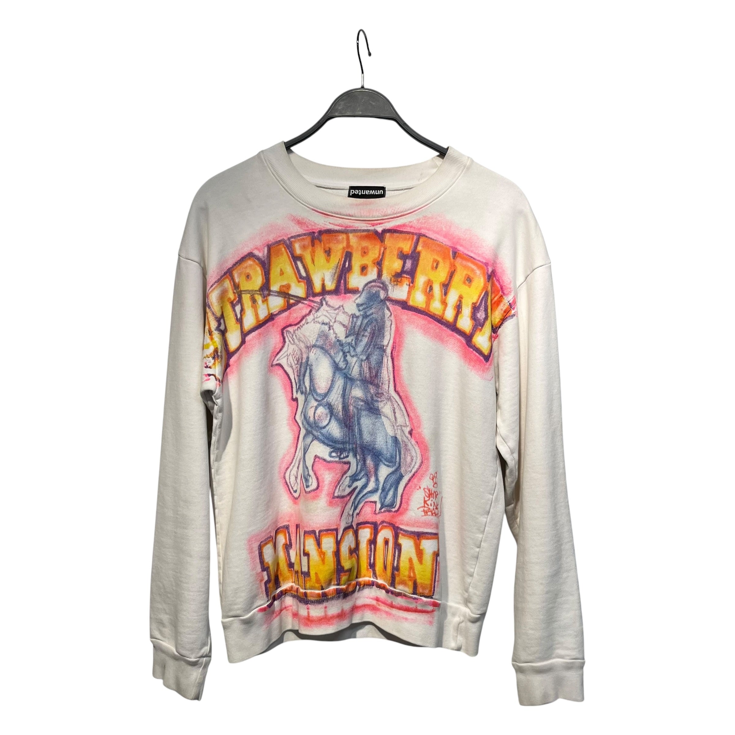 STRAWBERRY MANSION/Sweatshirt/S/Cotton/WHT/ view 1