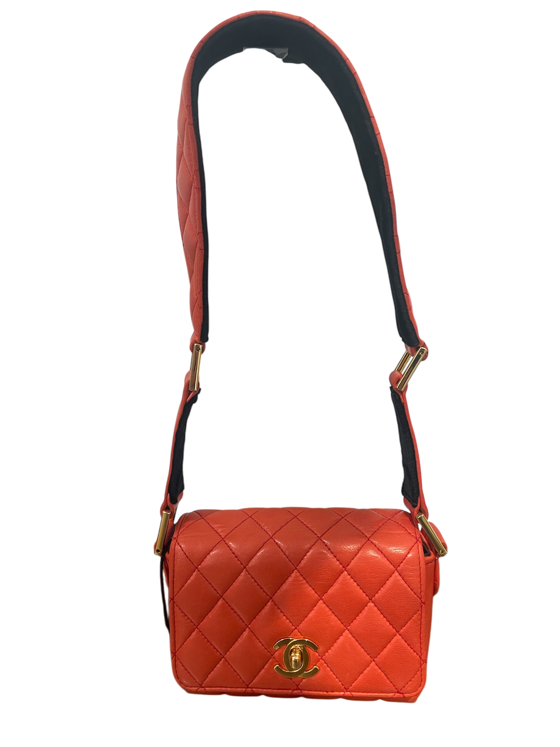 CHANEL/Hand Bag/Leather/ORN/MATTELASSE view 2