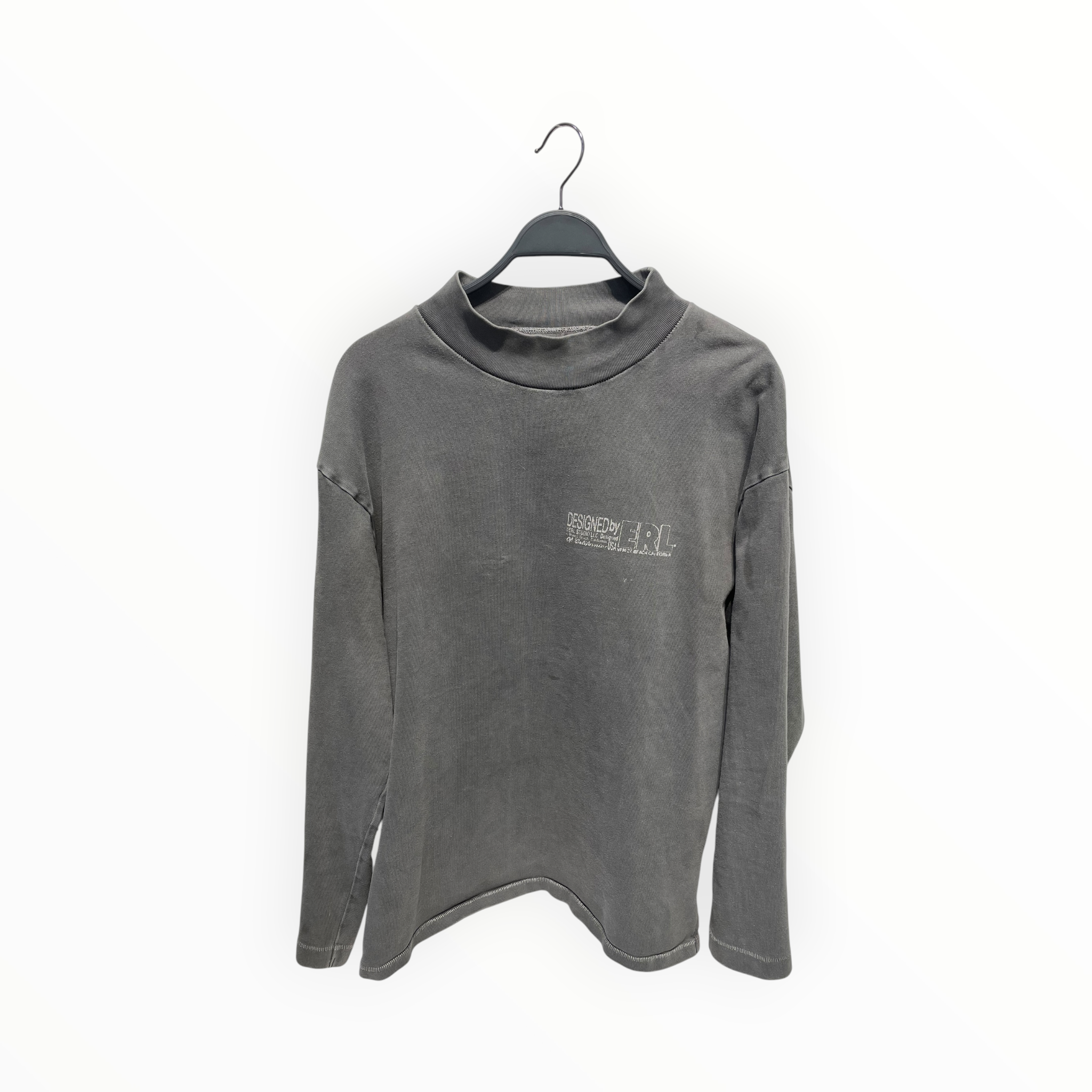 ERL/LS T-Shirt/XL/Cotton/GRY/Graphic/LOGO GRAPHIC view 1