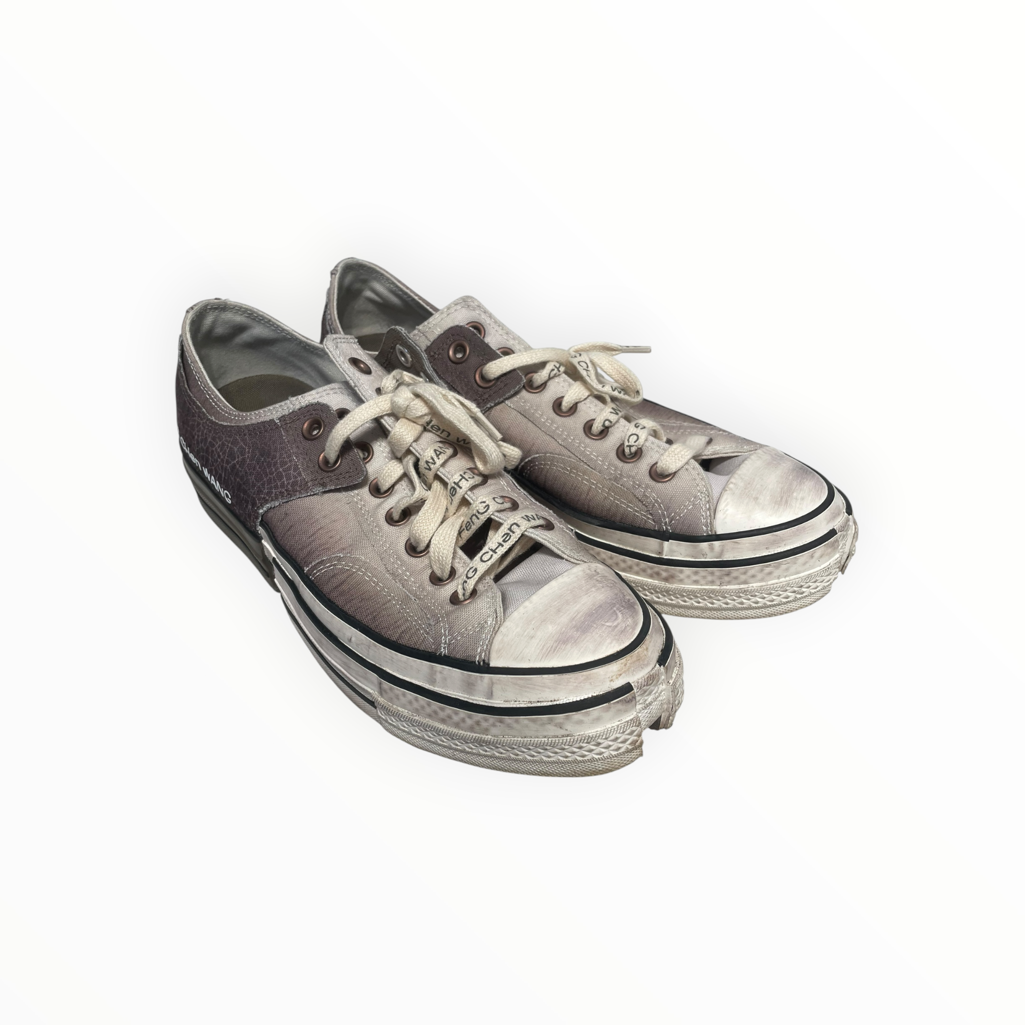 Feng Chen Wang/CONVERSE/Low-Sneakers/US 10.5/BEG/brown fade view 1