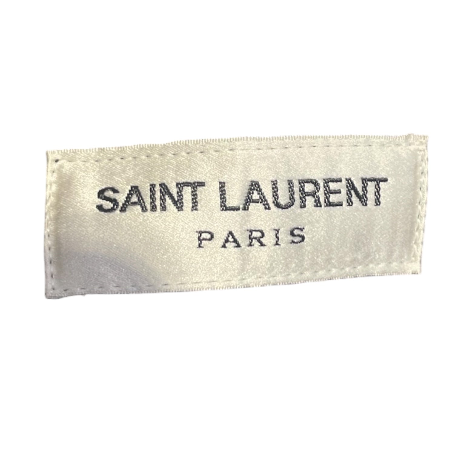 SAINT LAURENT/Pants/52/Cotton/BLK/silver bracelet on tag view 3