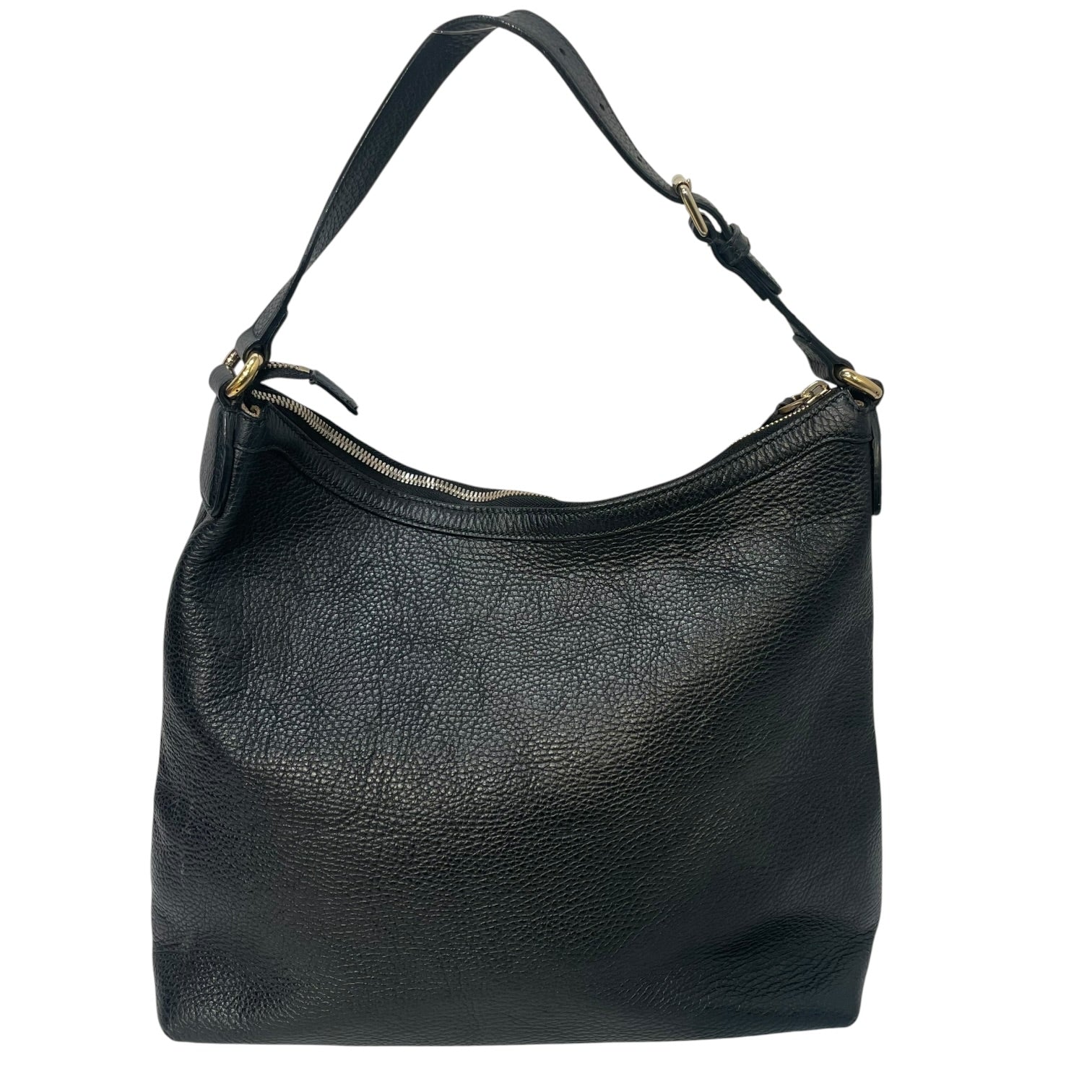 GUCCI/Bag/Leather/BLK/Interlocking G Charm Hobo Bag view 2