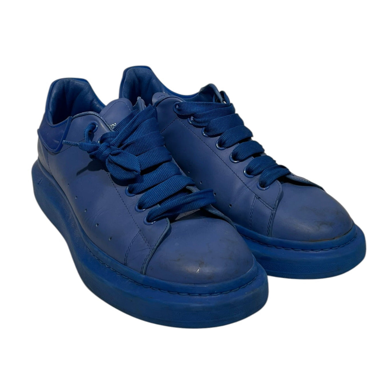 Alexander McQueen/Shoes/EU 46/Leather/BLU/OVERSIZED COBALT BLU view 1