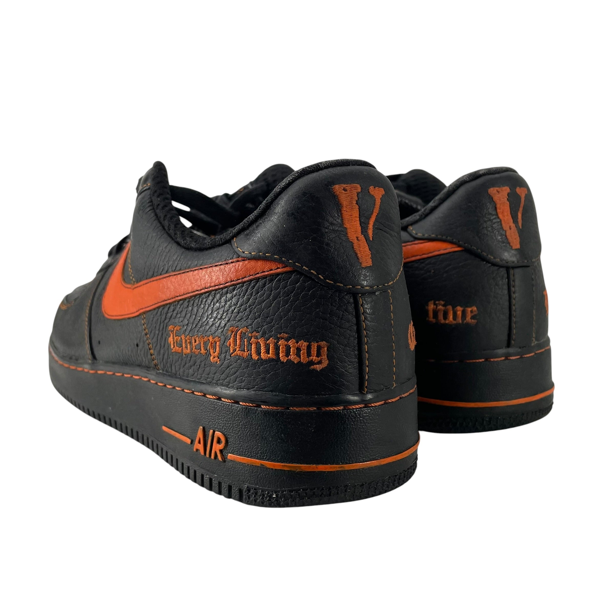 NIKE/VLONE/Low-Sneakers/US 12.5/Leather/BLK/NIKE AF1 X VLONE FORCES view 3