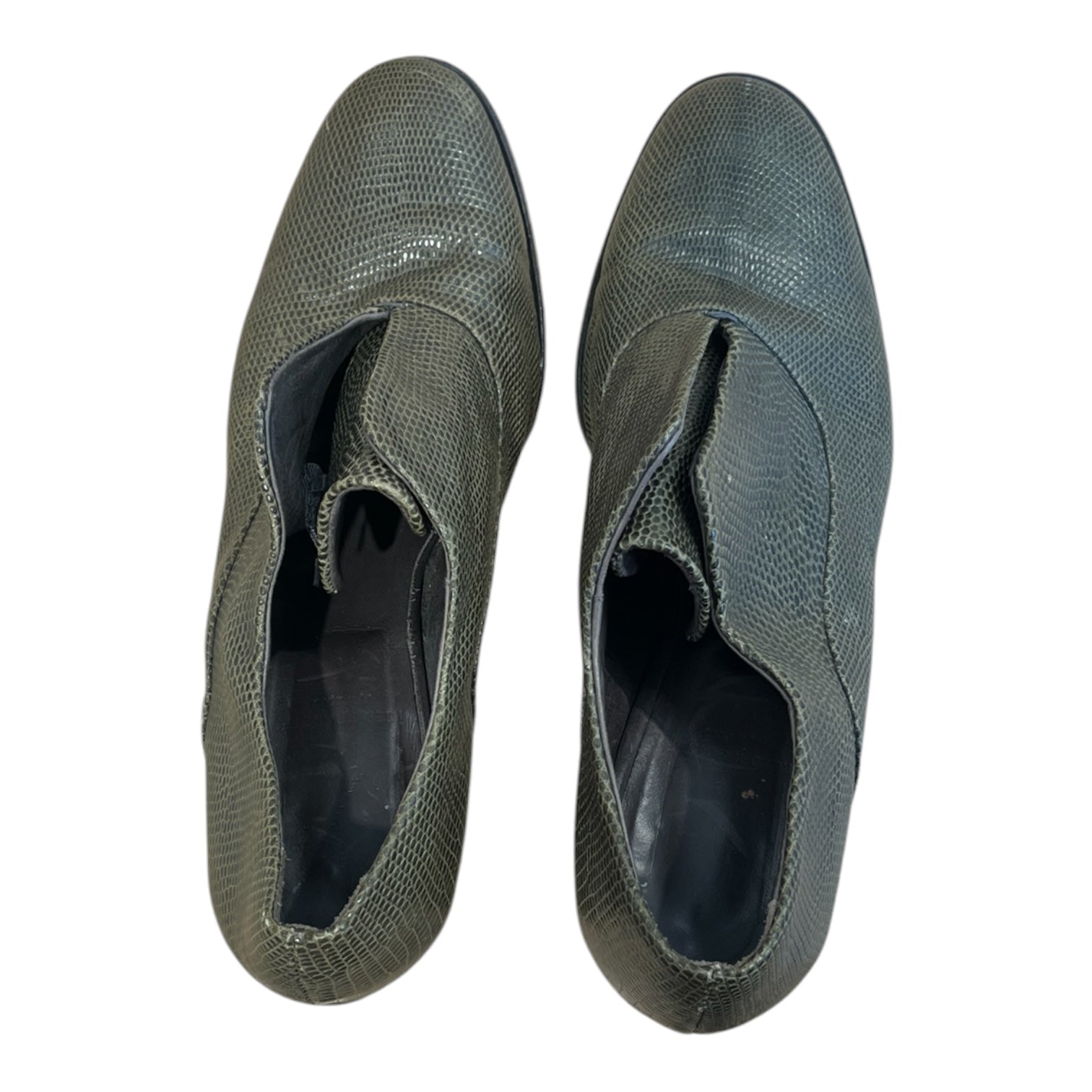REED KRAKOFF///Heels/EU 41/Animal Pattern/Leather/GRN//W [Designers] Design/ view 4