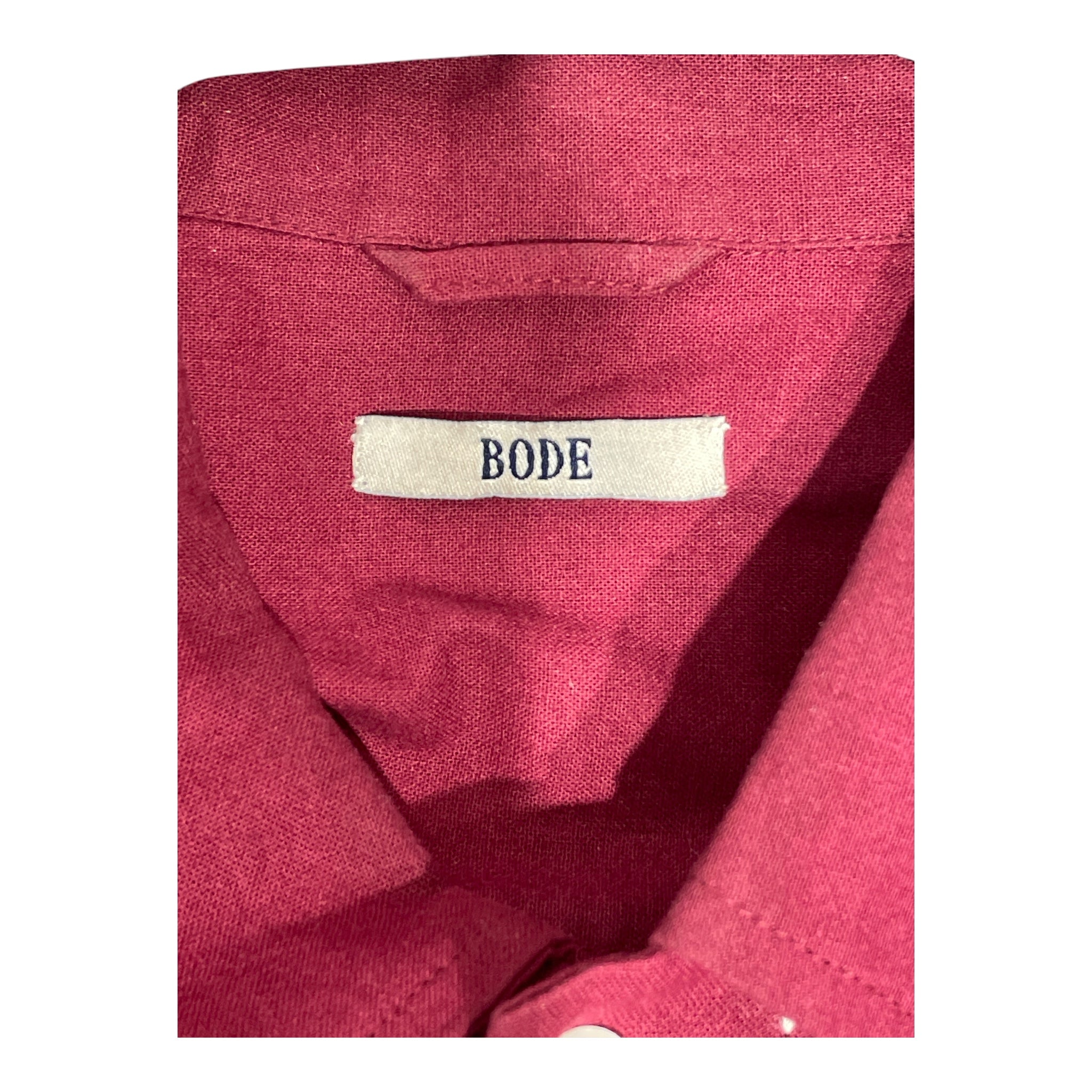 BODE/LS Shirt/XL/Cotton/BRD/Floral Pattern/floral embroidery view 3