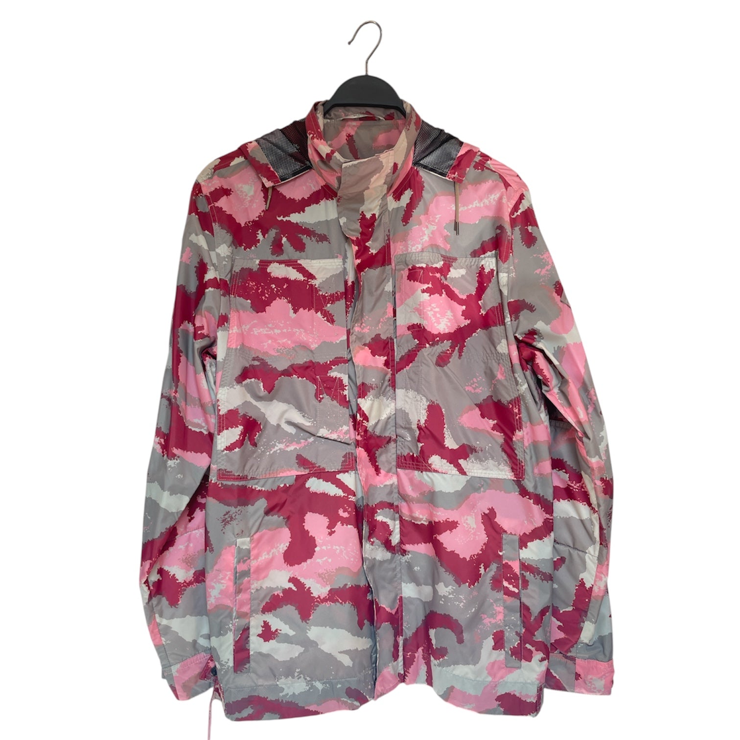 VALENTINO/Windbreaker/48/Nylon/MLT/Camouflage/RV3CID95DLE/PNK/RD/GRAY view 1