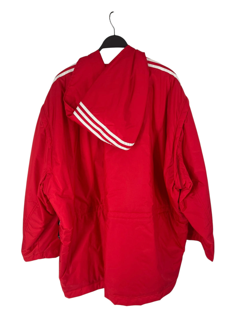 BALENCIAGA/adidas/Mountain Parka/3/Nylon/RED/Stripe/turns to vest