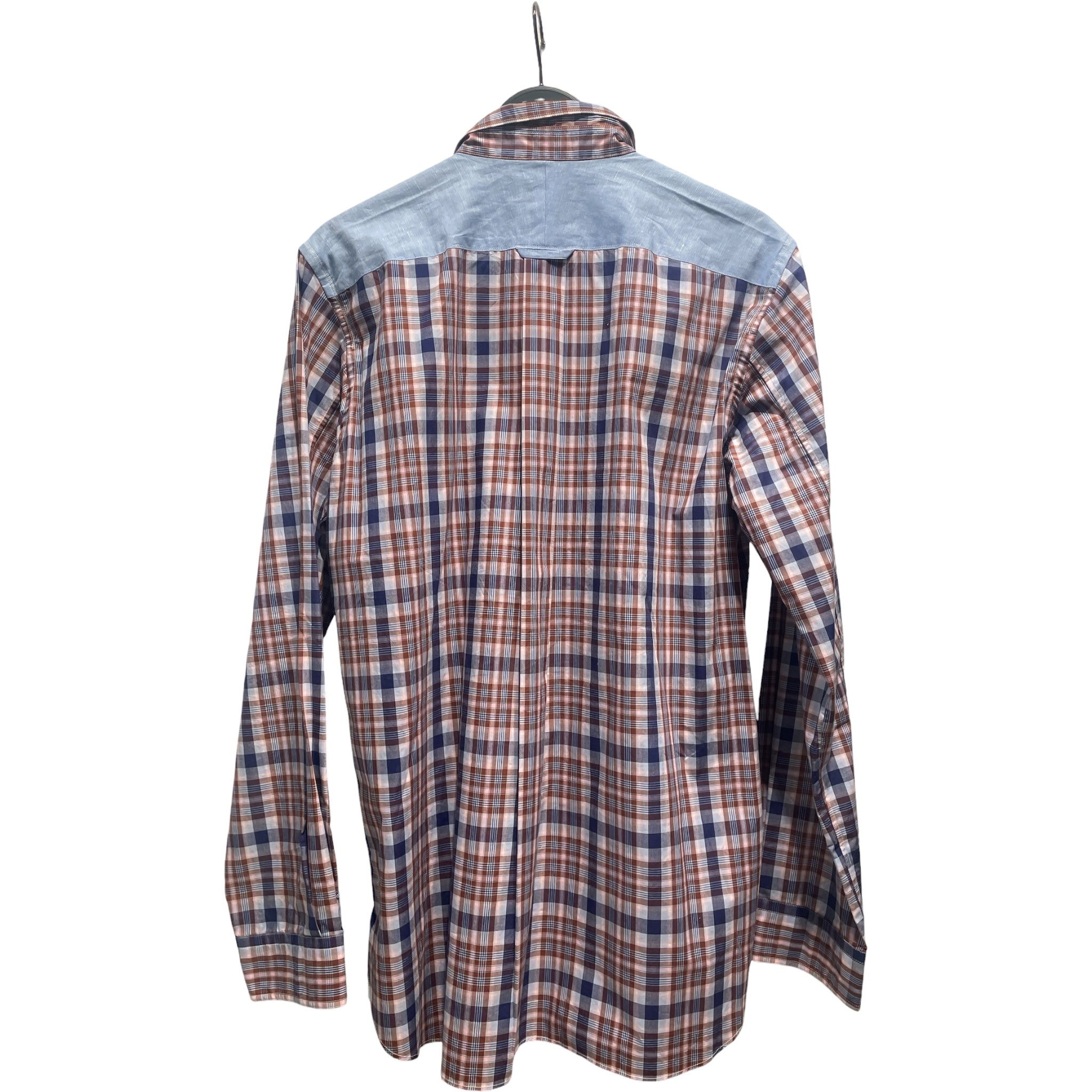 JUNYA WATANABE COMME des GARCONS MAN/LS Shirt/XL/Cotton/MLT/Plaid/PLAID BLUE STRIPES BUTTON UP view 2
