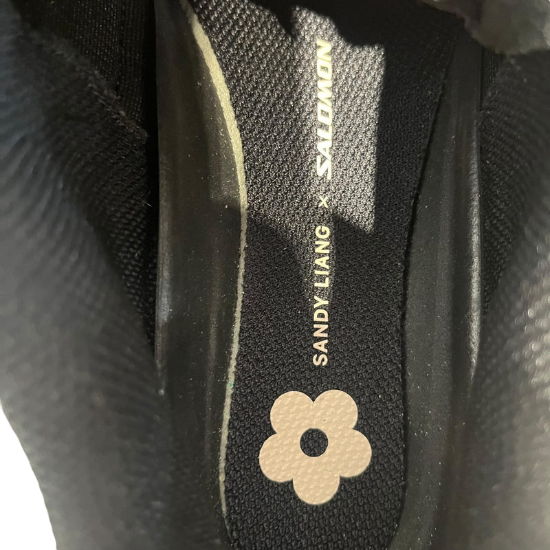 salomon/Sandy Liang/Low-Sneakers/UK 9.5/Nylon/BLK/FRONT BOW SPEEDCROSS