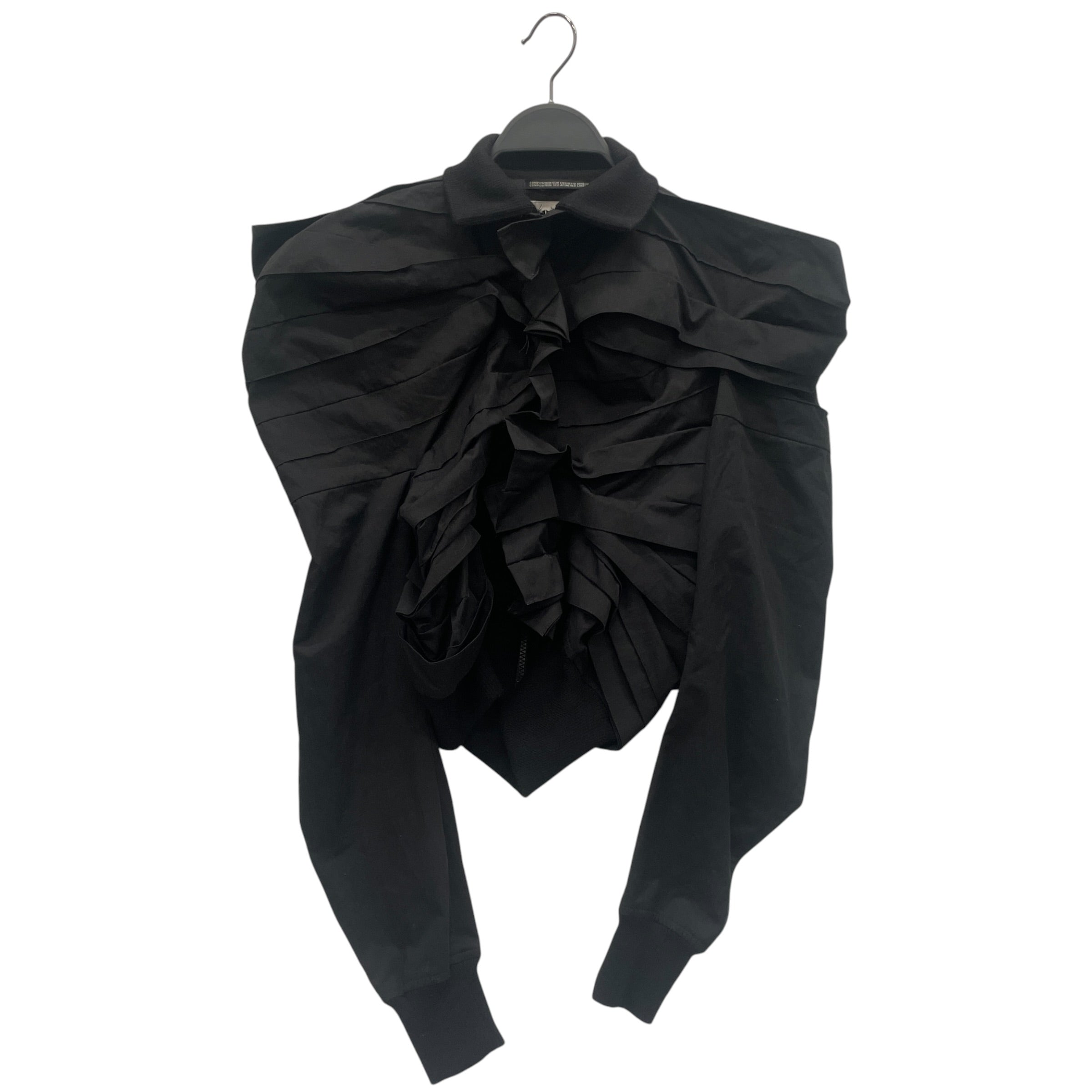 YOHJI YAMAMOTO/Blouson/2/Cotton/BLK/FW17 ACCORDION PLEAT JACKET view 1
