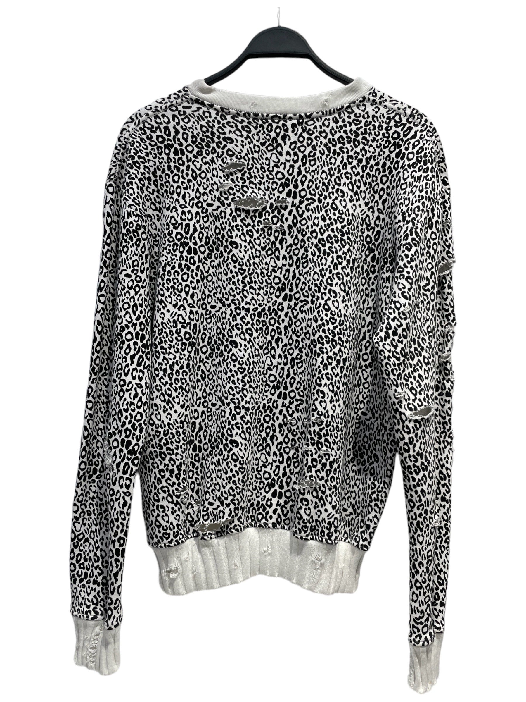 AMIRI/Sweater/S/Animal Pattern/Cotton/WHT/ANIMAL PRINT CREW NECK view 2