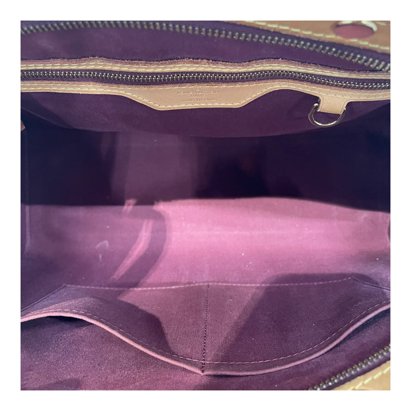 LOUIS VUITTON/Hand Bag/Monogram/Leather/BRD/BREA GM RED VERNIS LEATHER