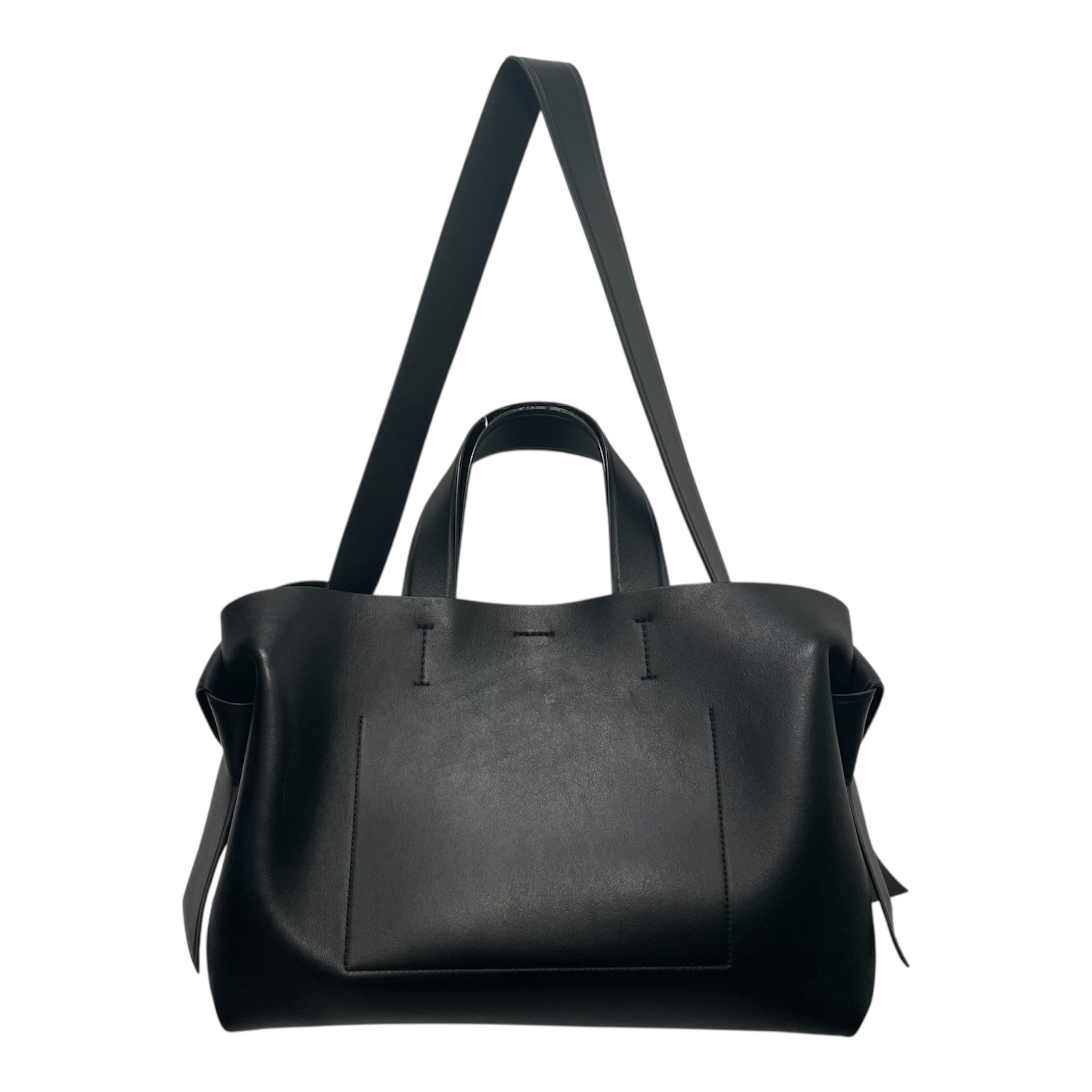 Acne Studios/Bag/Leather/BLK/musubi leather handbag view 2