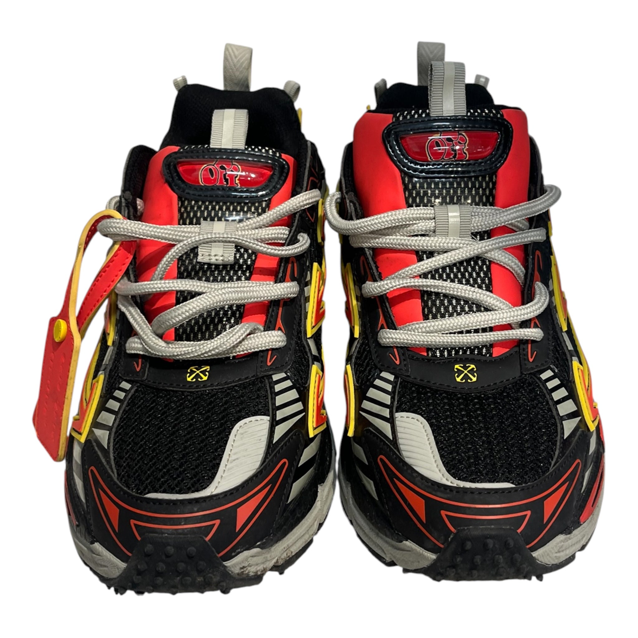 OFF-WHITE/Low-Sneakers/EU 44/BLK/BE RIGHT BACK MESH ORANGE LOGO view 2