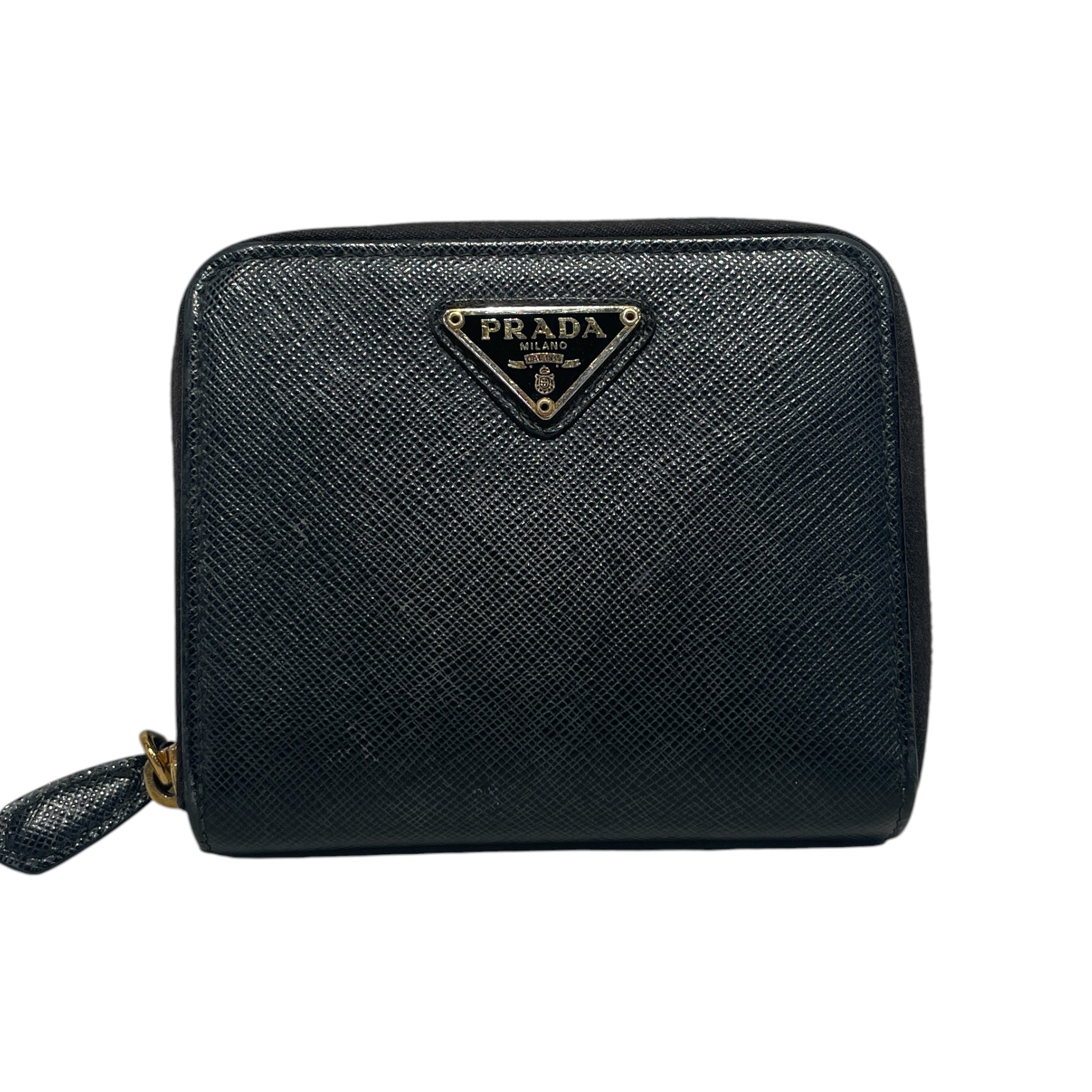 PRADA/Wallet/Leather/BLK/L's/ view 1