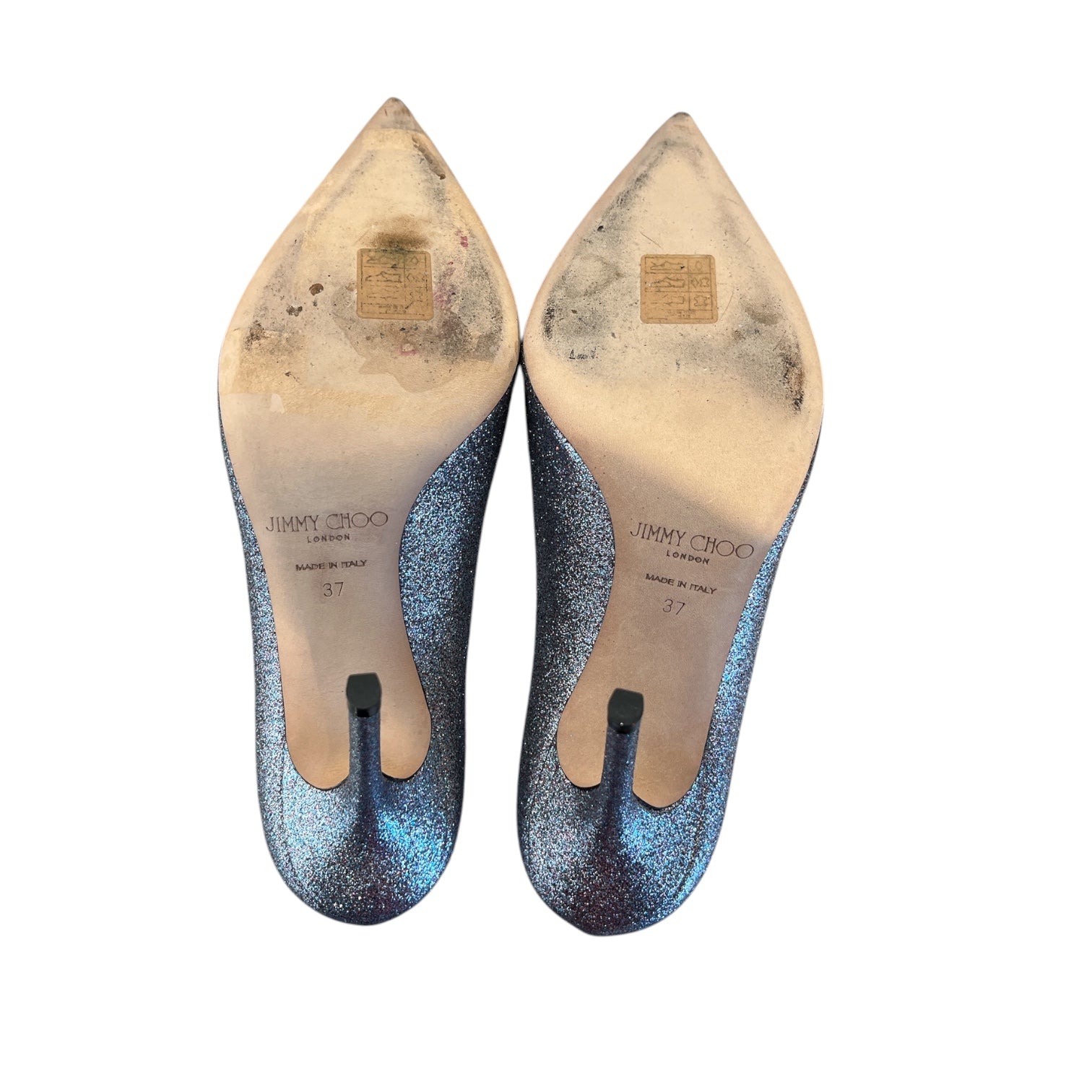 JIMMY CHOO/Heels/EU 37/SLV/SPARKLE HEELS view 5