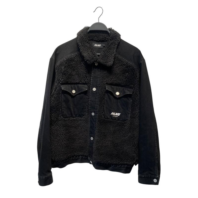 PALACE/Denim Jkt/L/Denim/BLK/Grizzly Denim