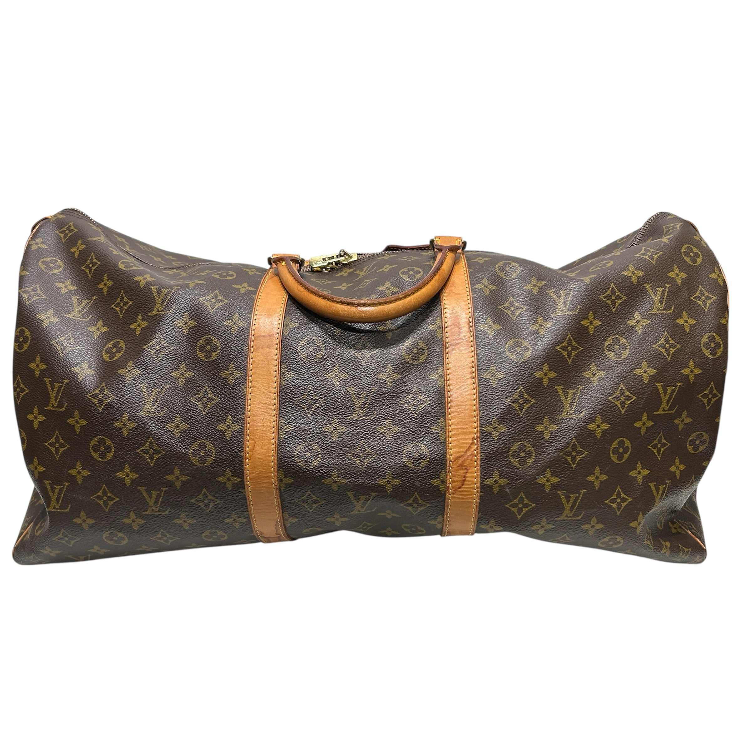 LOUIS VUITTON/Luggage/Monogram/Leather/BRW/DUFFLE BAG view 2